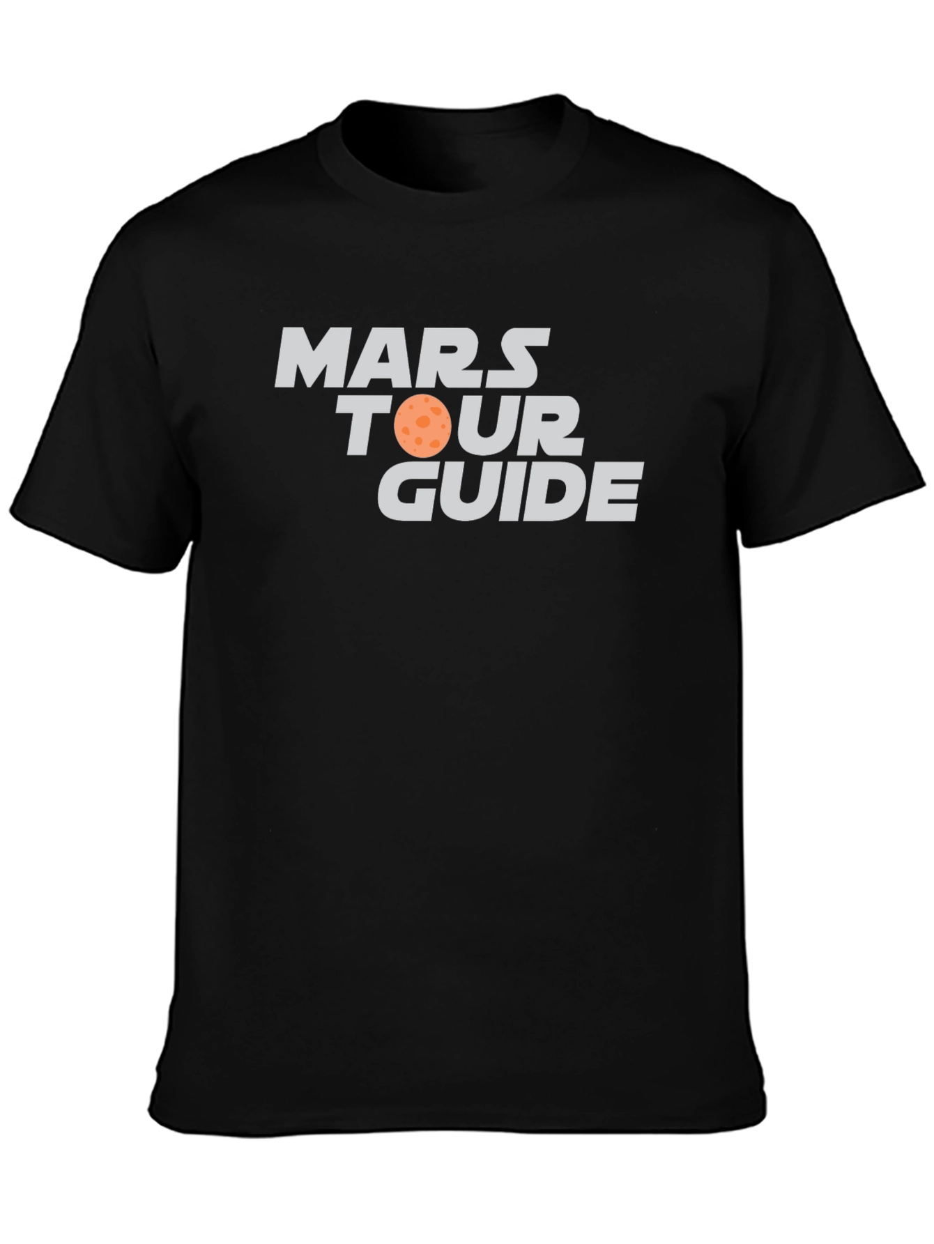 Mars Tour Guide Black T-Shirt