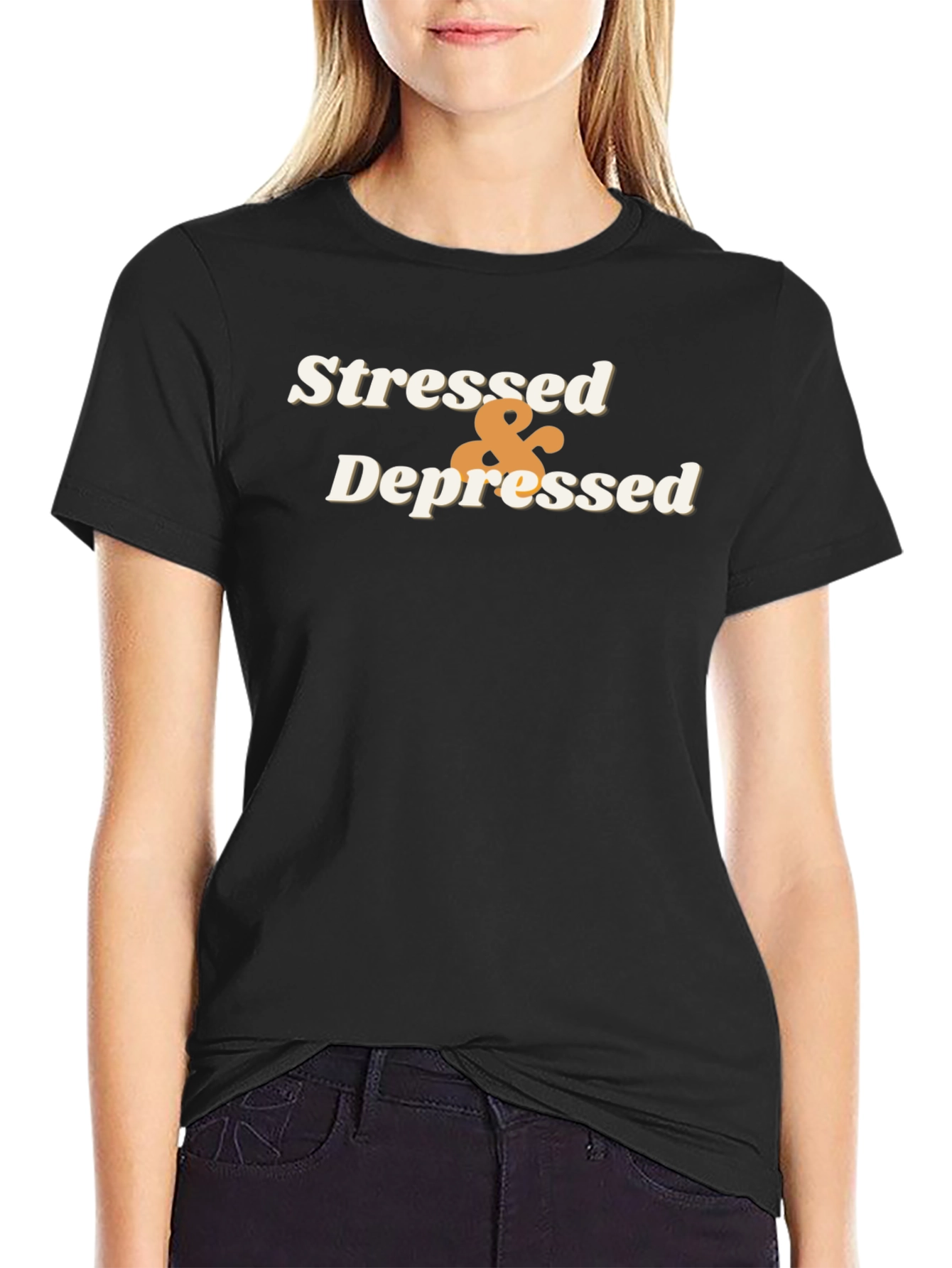 Stressed & Depressed Graphic T-Shirt