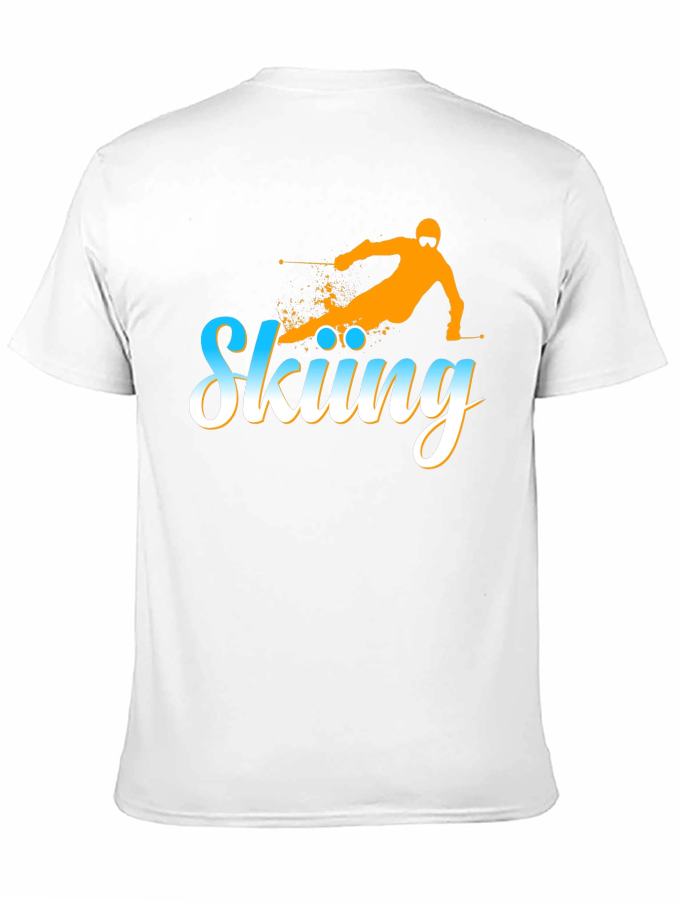 Skiing Graphic Tee - Winter Sport Shirt