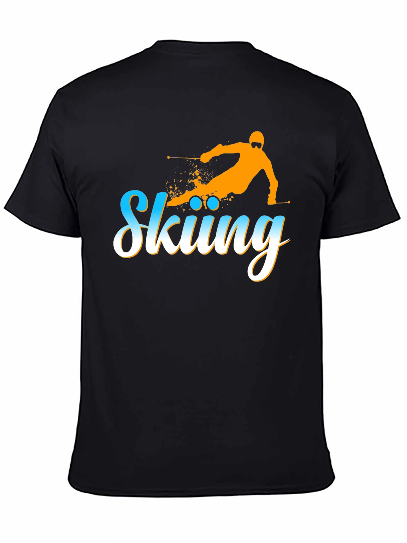 Skiing Graphic Tee - Winter Sport Shirt