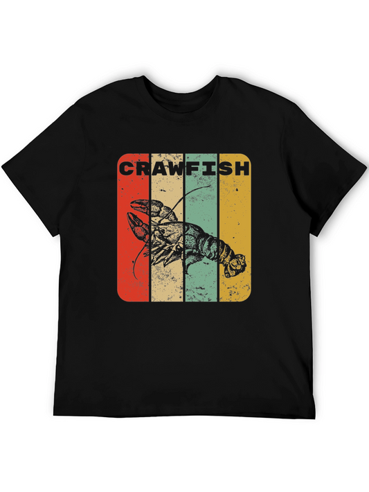 Crawfish Retro Graphic T-Shirt