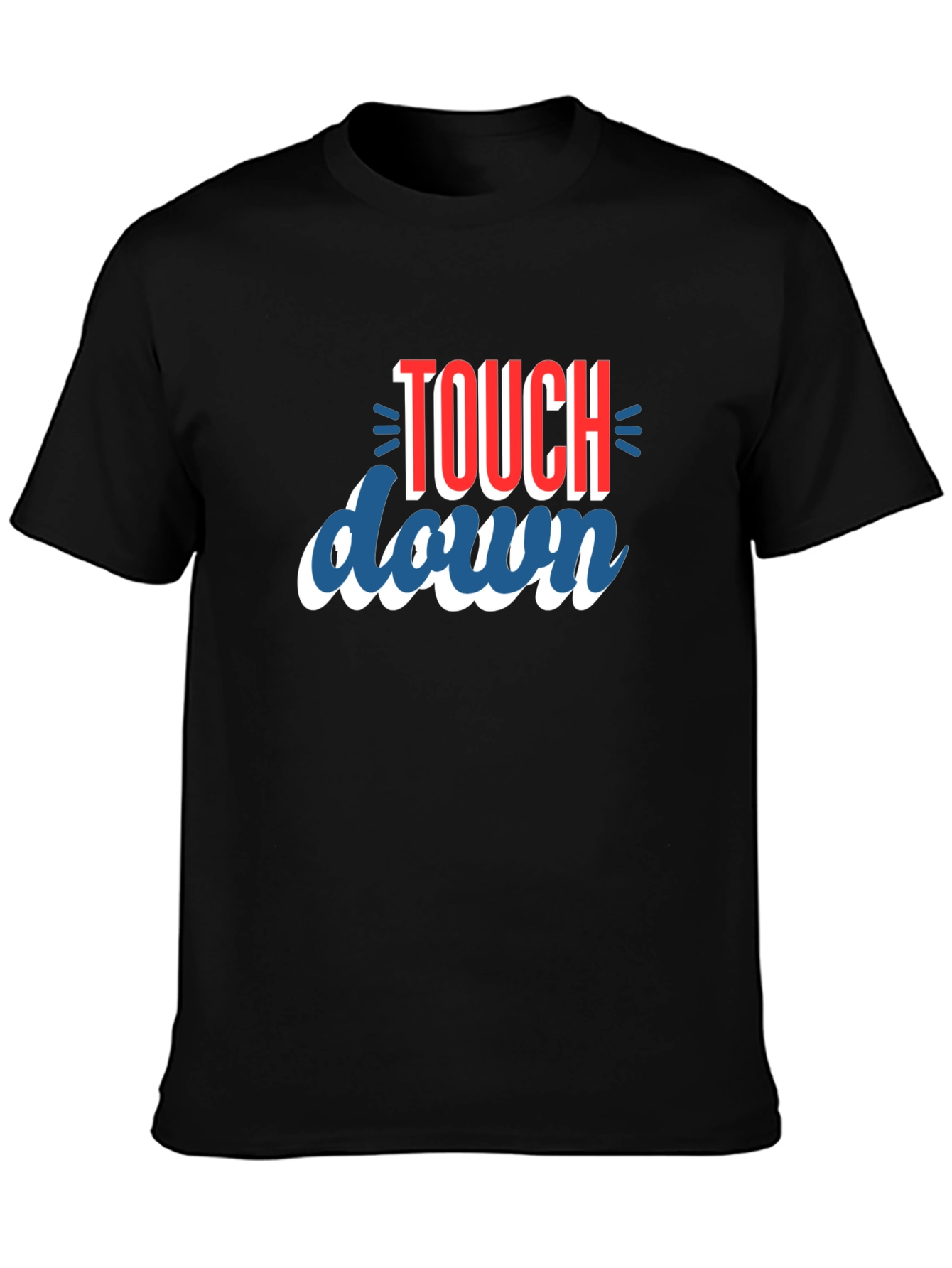Touchdown Graphic T-Shirt - Sporty Cotton Tee