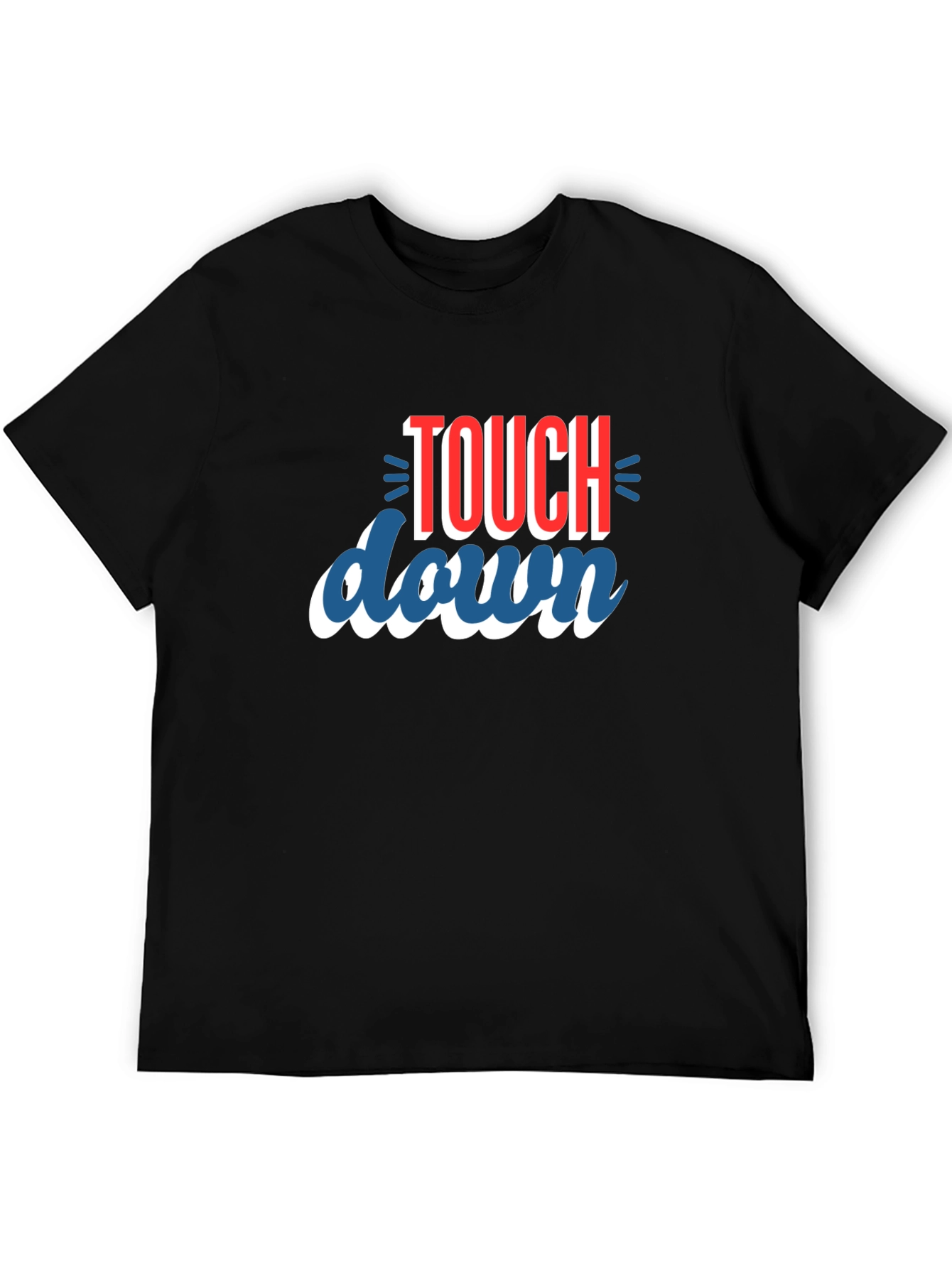 Touchdown Graphic T-Shirt - Sporty Cotton Tee
