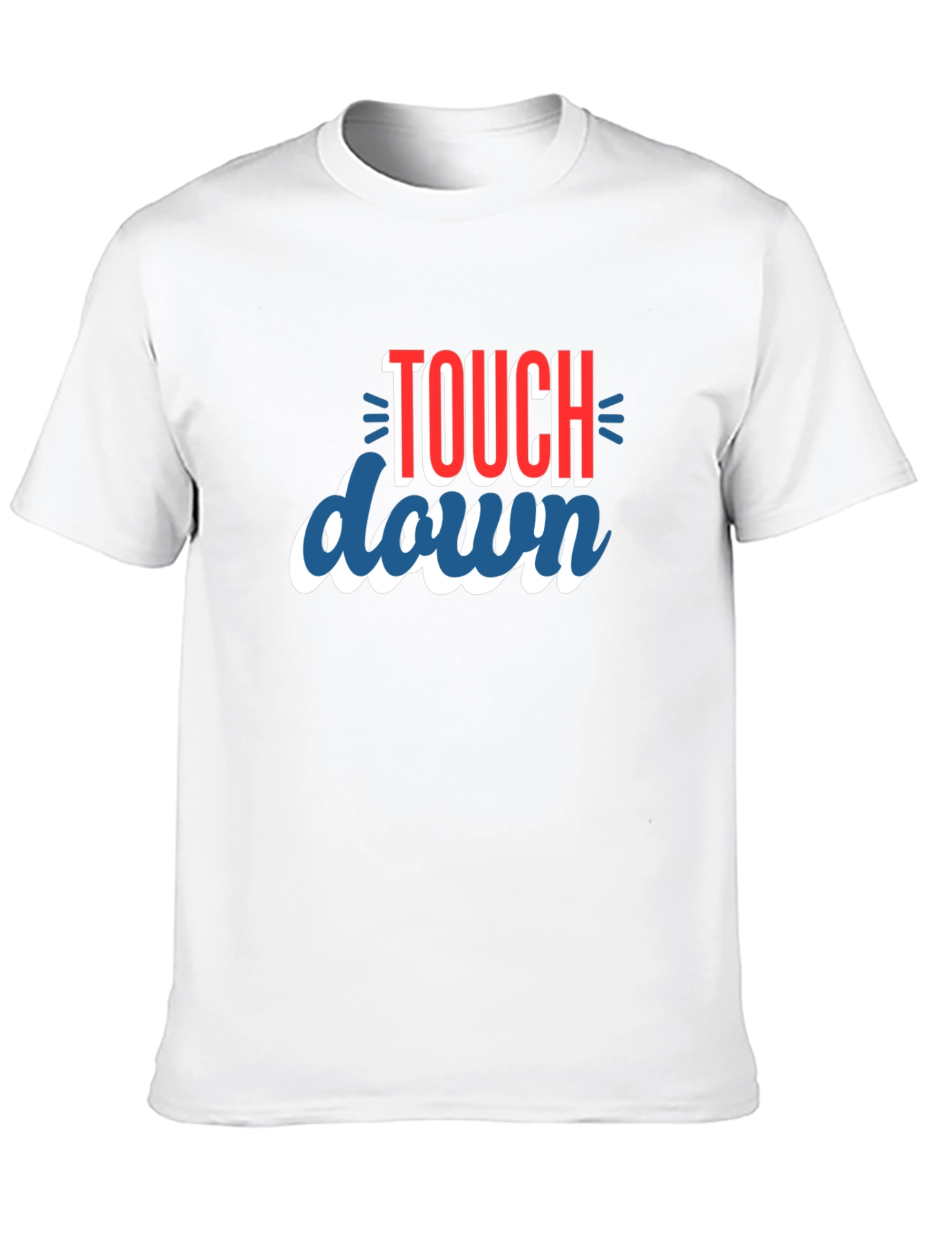 Touchdown Graphic T-Shirt - Sporty Cotton Tee