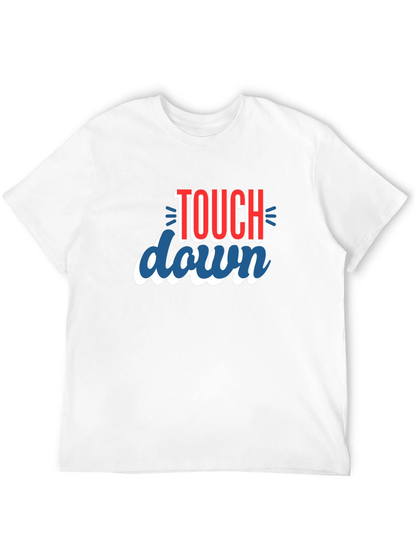 Touchdown Graphic T-Shirt - Sporty Cotton Tee