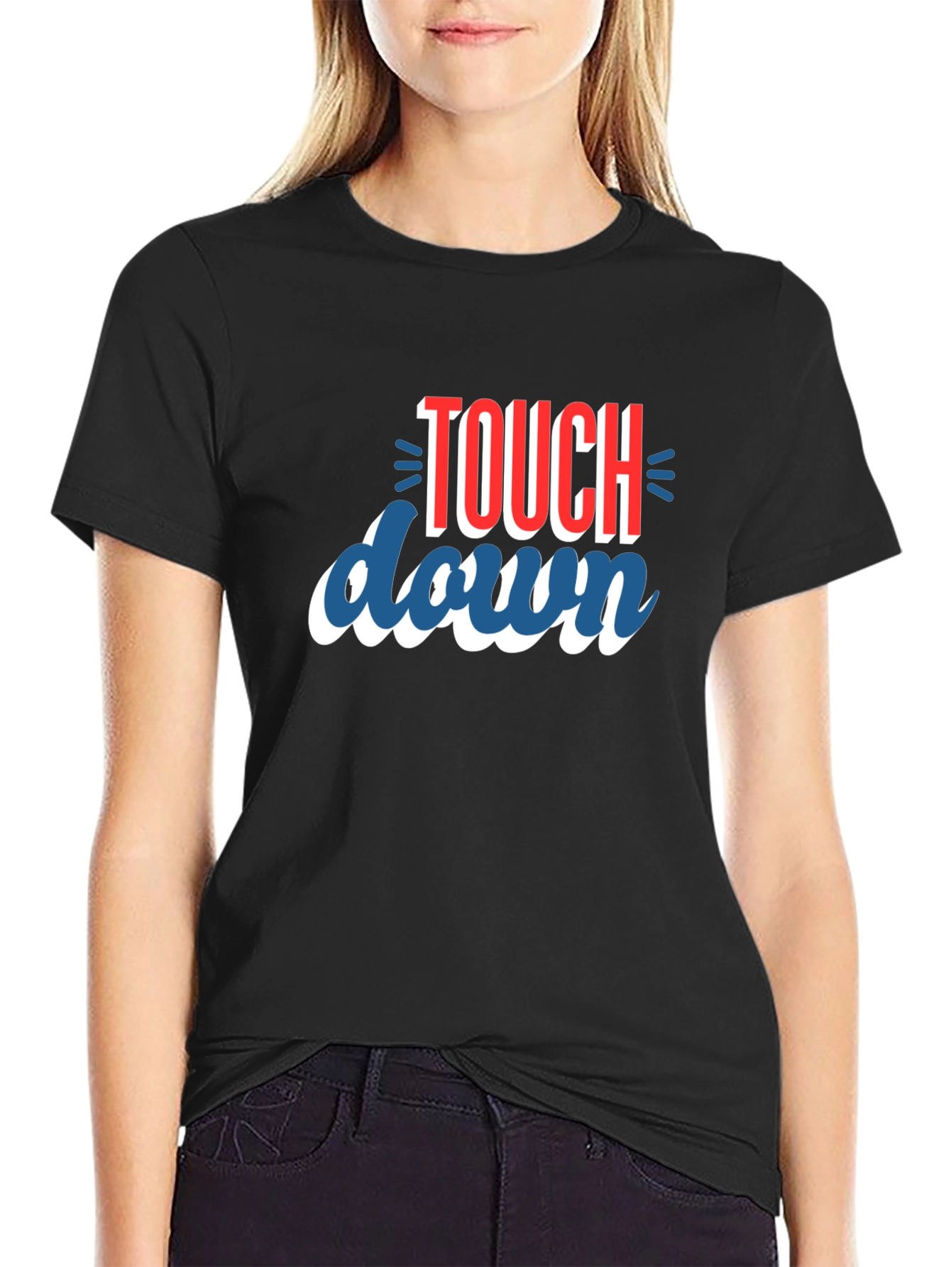 Touchdown Graphic T-Shirt - Sporty Cotton Tee