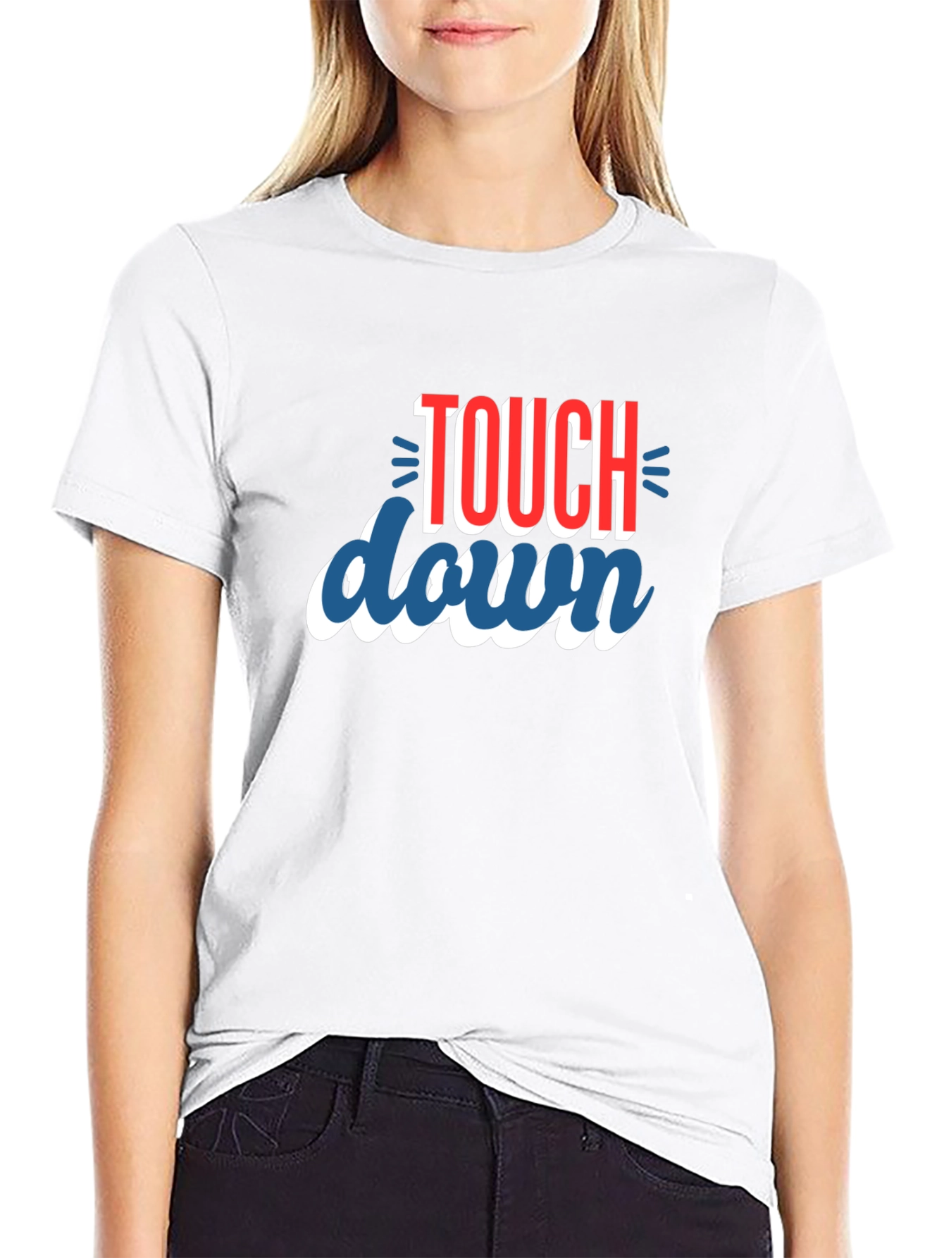 Touchdown Graphic T-Shirt - Sporty Cotton Tee