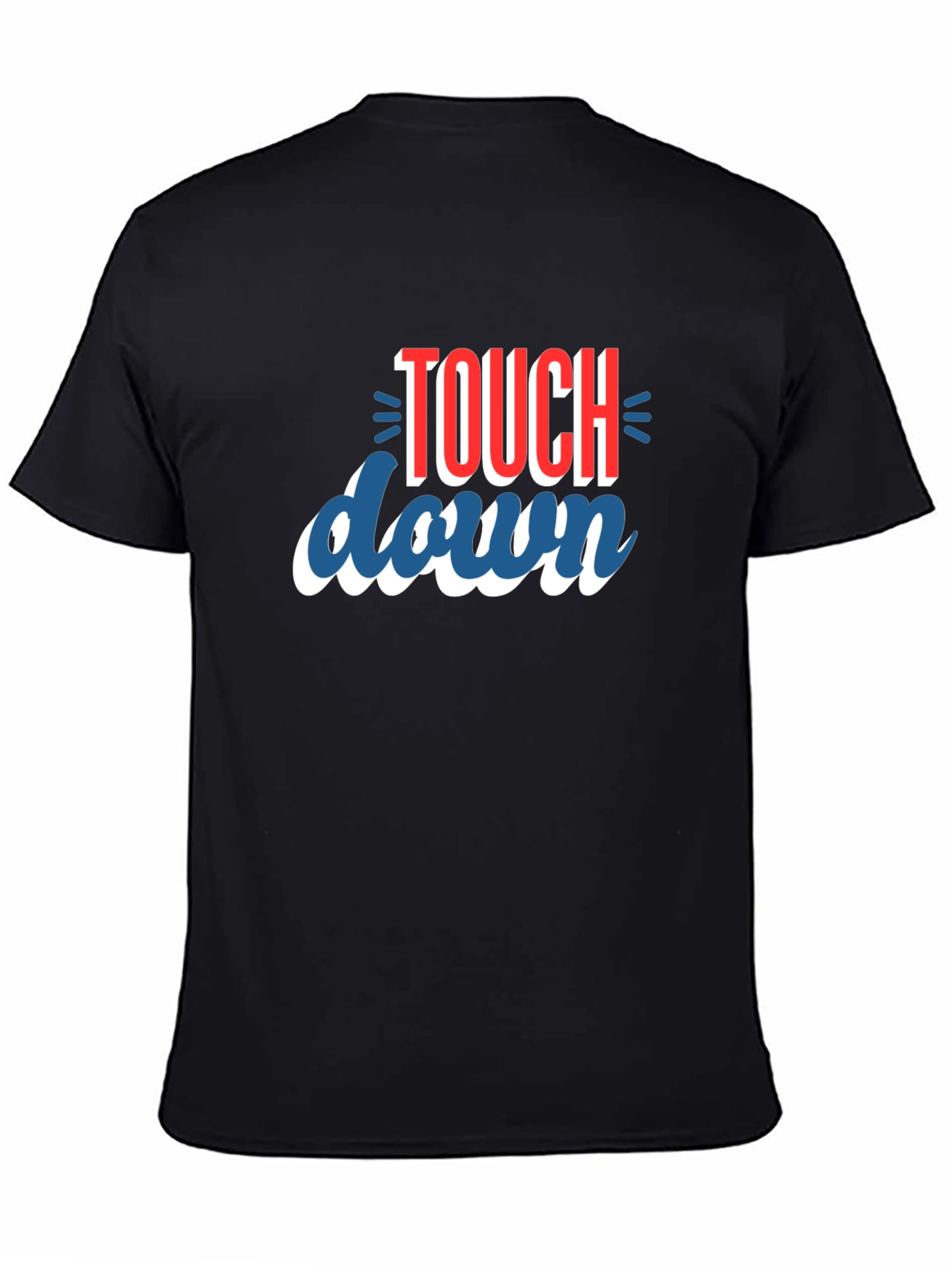 Touchdown Graphic T-Shirt - Sporty Cotton Tee