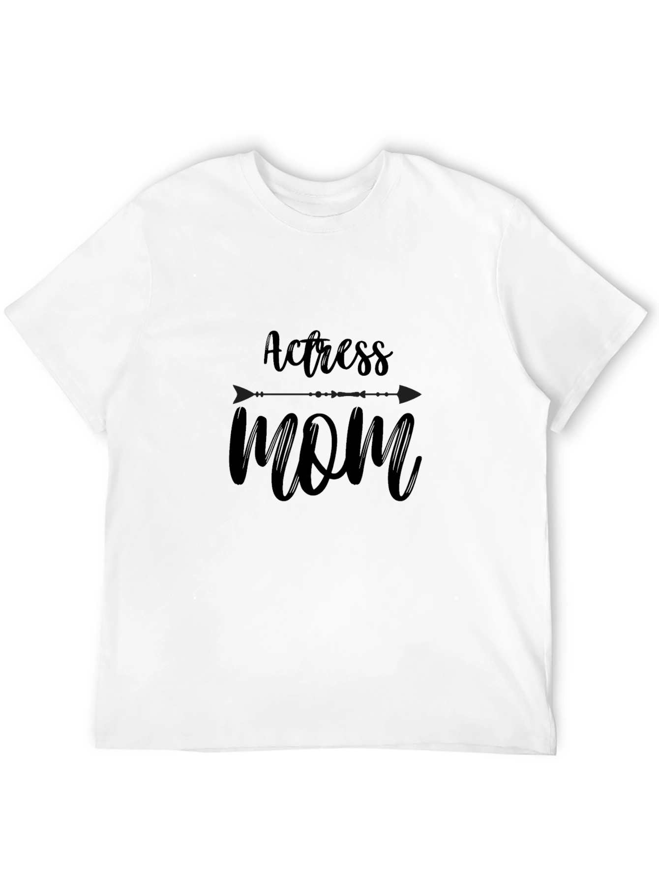Actress Mom Black T-Shirt - Stylish Graphic Tee