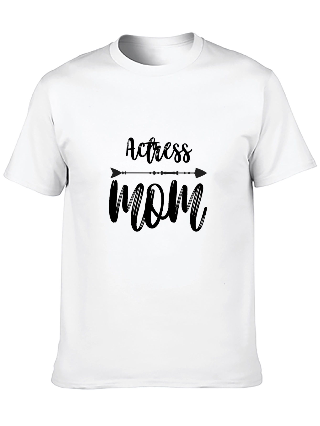 Actress Mom Black T-Shirt - Stylish Graphic Tee