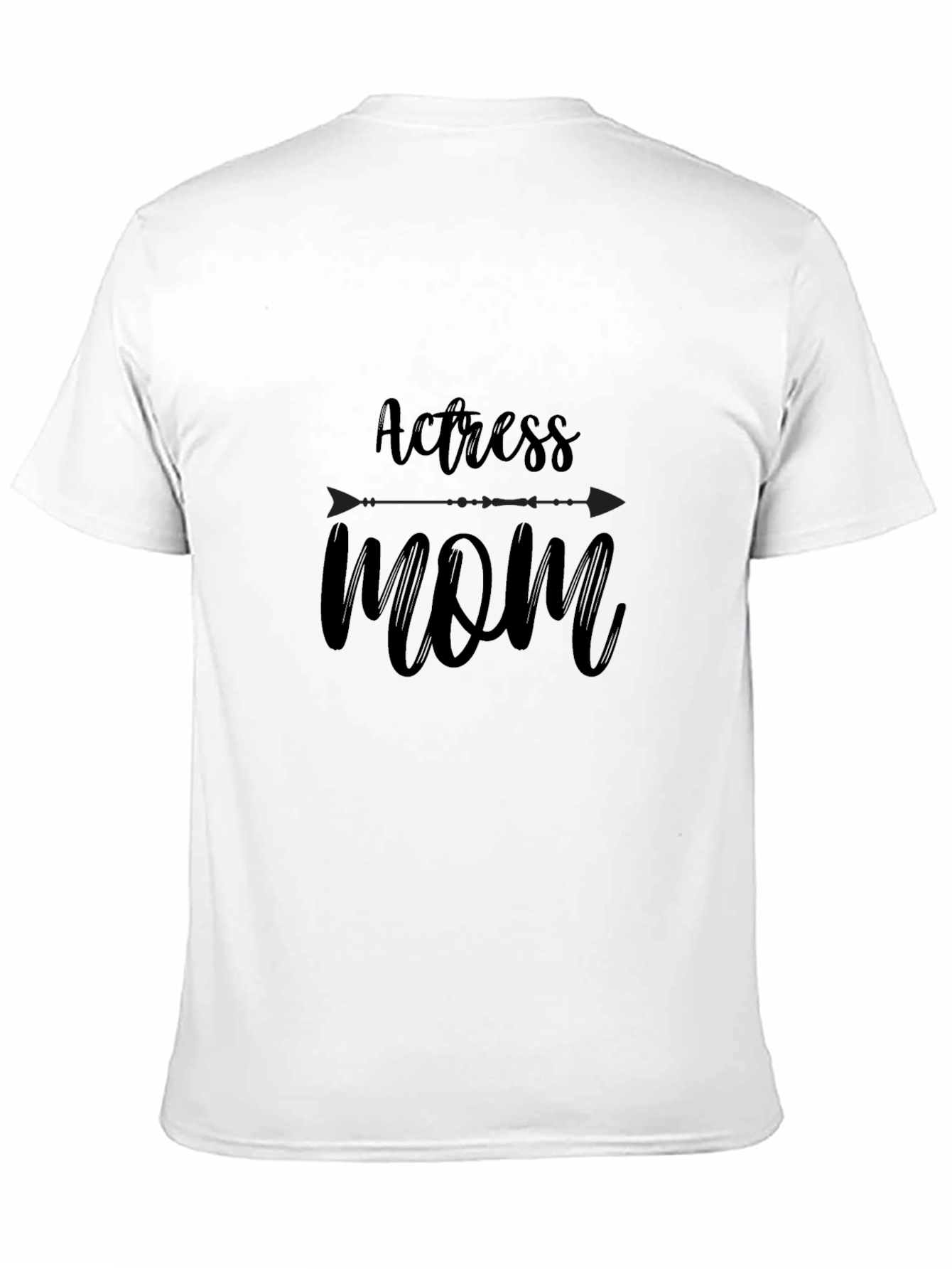 Actress Mom Black T-Shirt - Stylish Graphic Tee