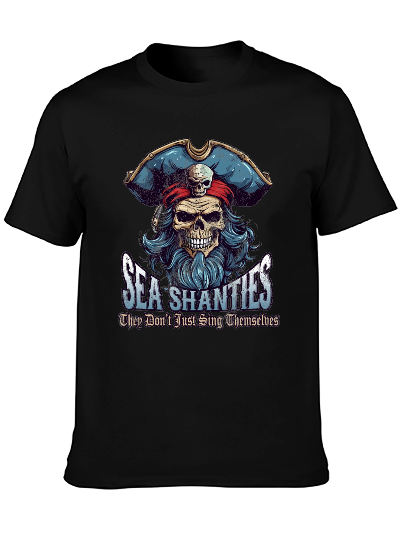 Sea Shanties Skull Graphic T-Shirt