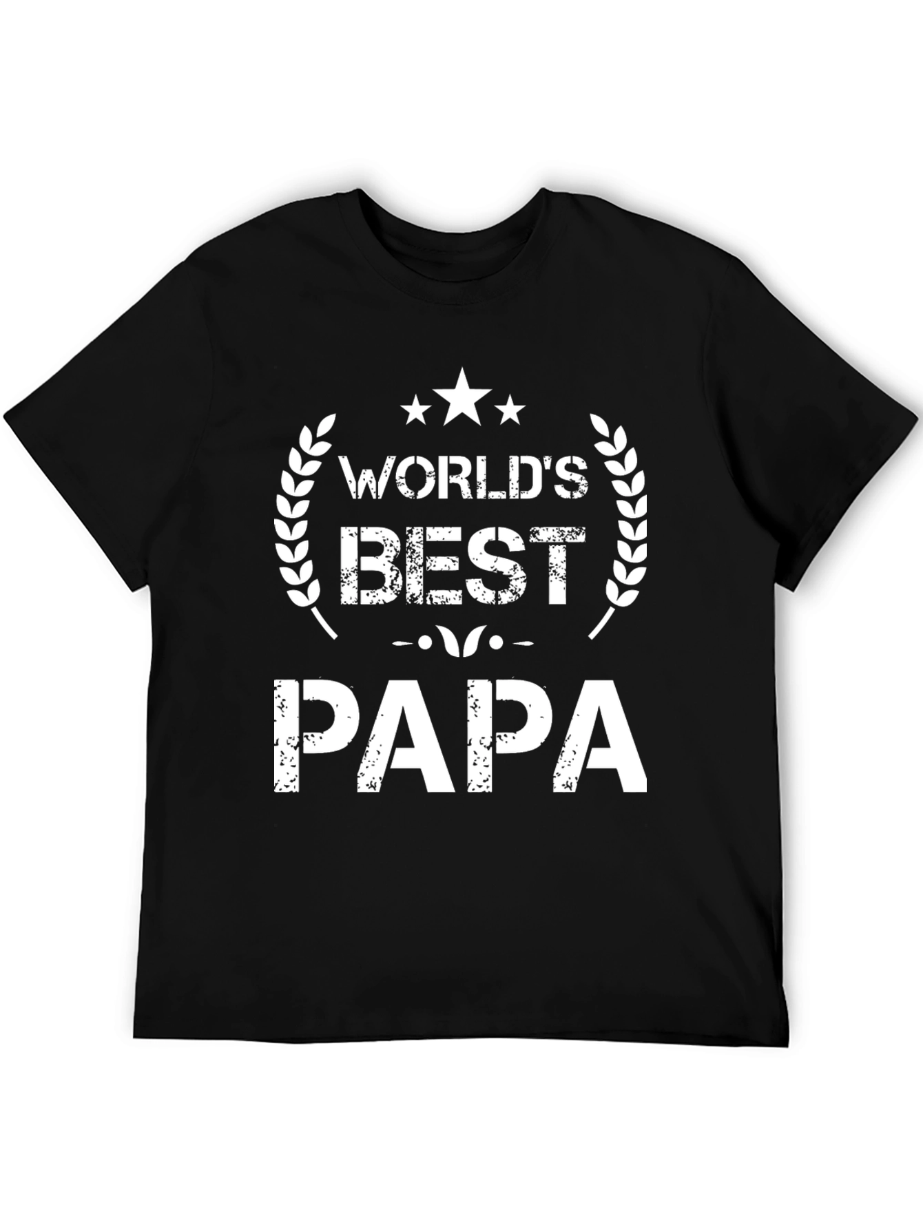 Worlds Best Papa T-Shirt - Fathers Day Gift
