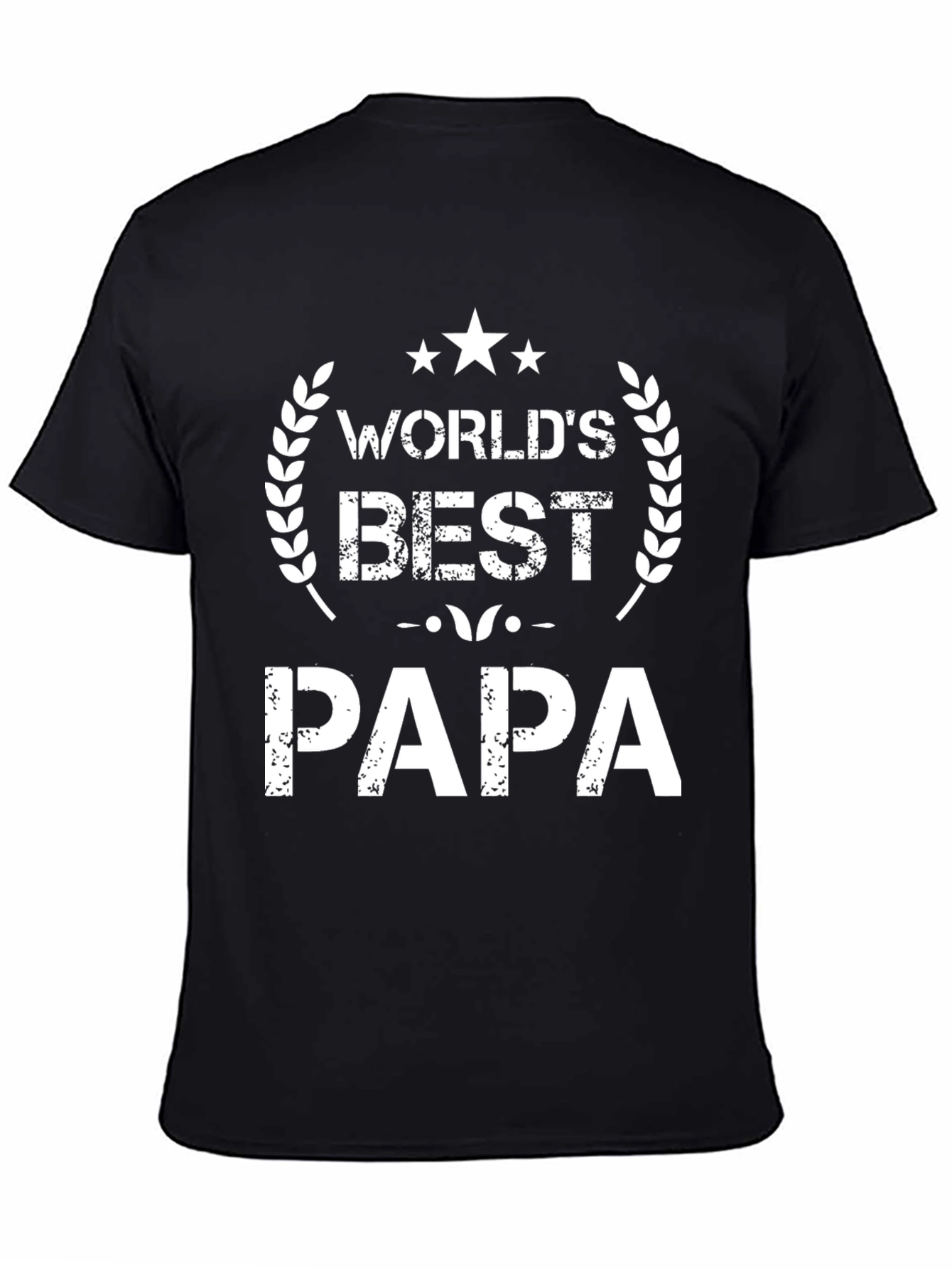 Worlds Best Papa T-Shirt - Fathers Day Gift