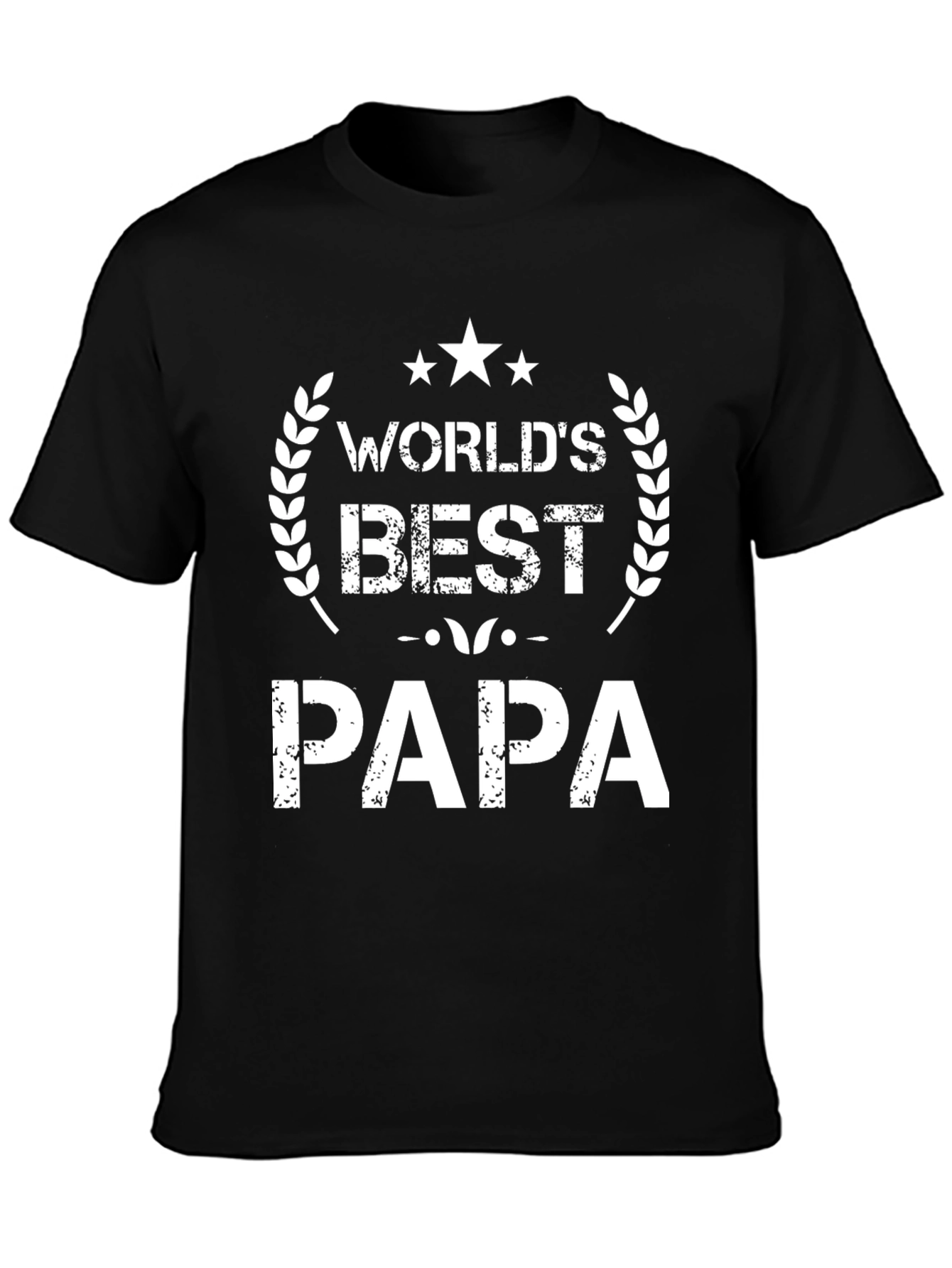 Worlds Best Papa T-Shirt - Fathers Day Gift