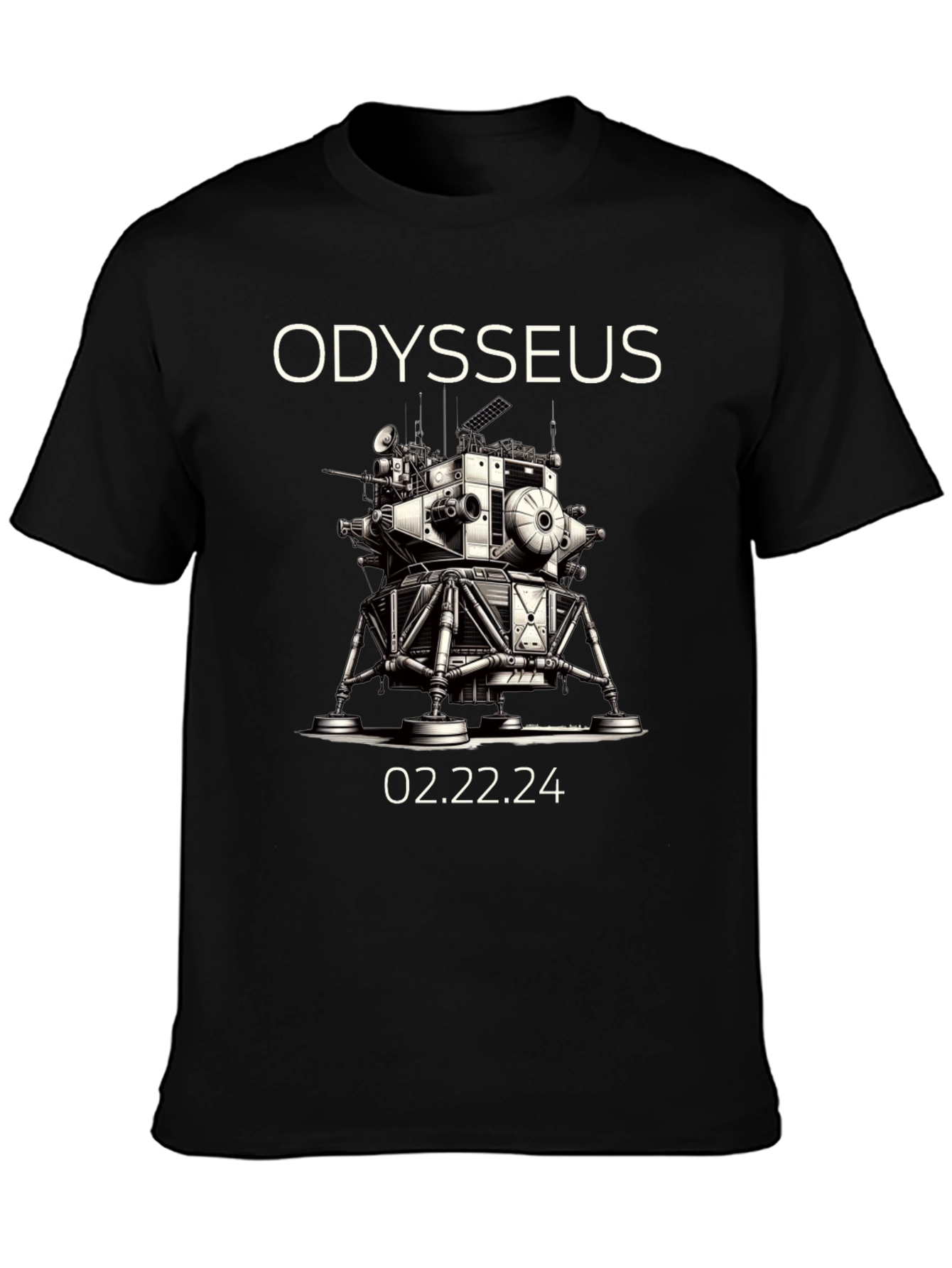 Odysseus Lunar Lander Graphic Tee