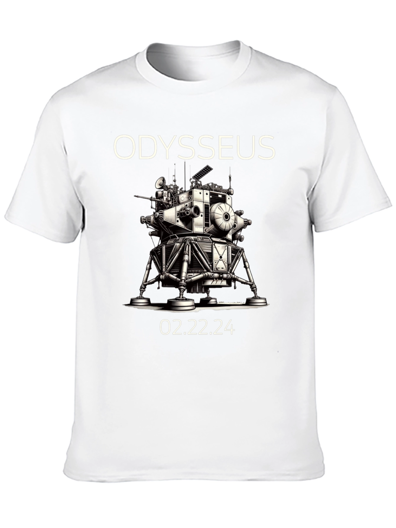Odysseus Lunar Lander Graphic Tee