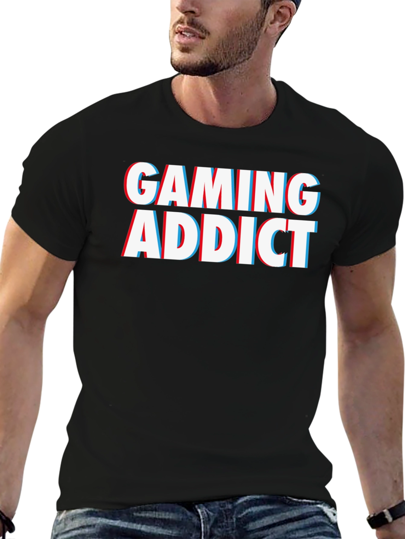 Gaming Addict T-Shirt - Gamer Novelty Tee