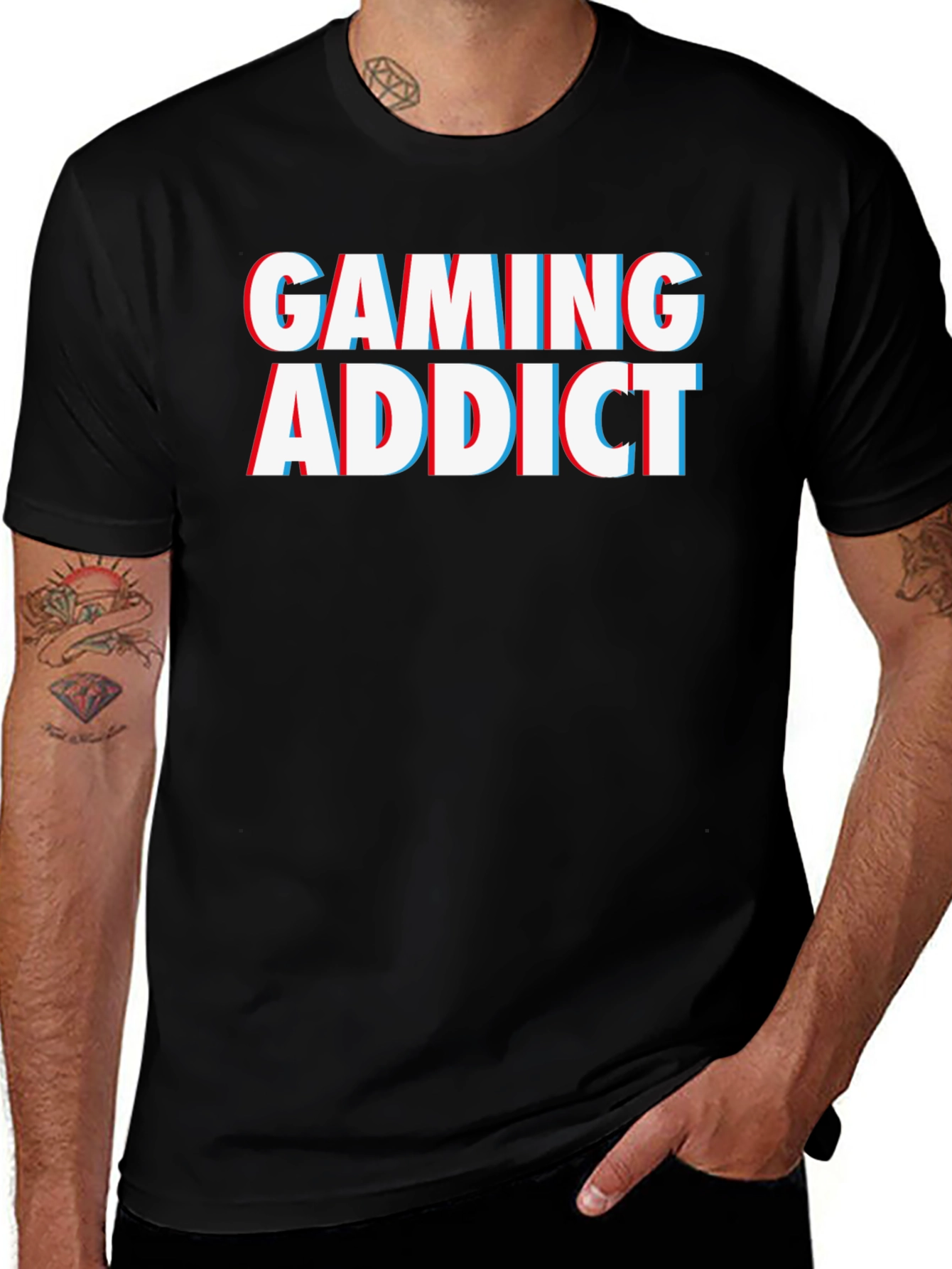 Gaming Addict T-Shirt - Gamer Novelty Tee
