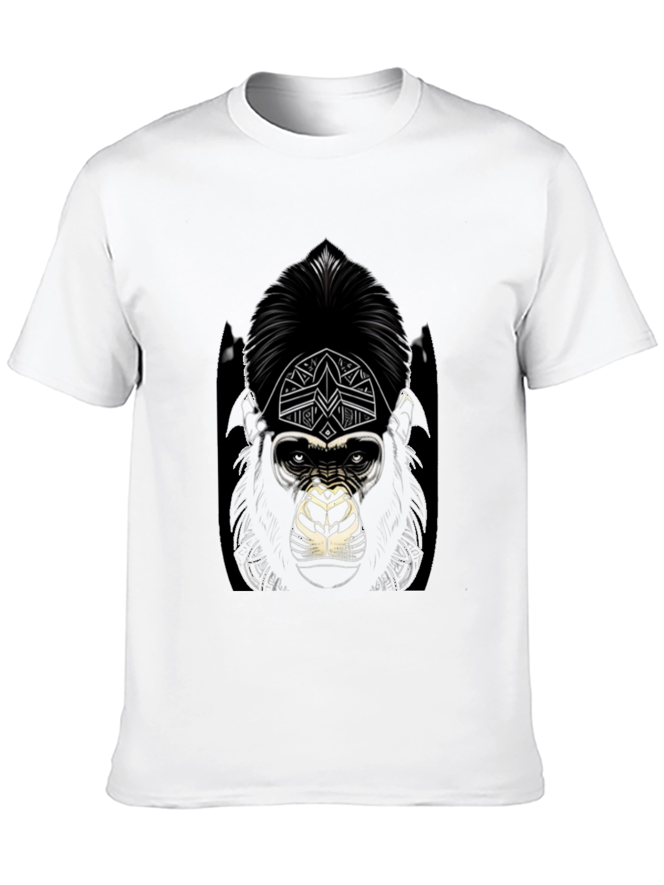 Graphic Gorilla Tee - Tribal Design