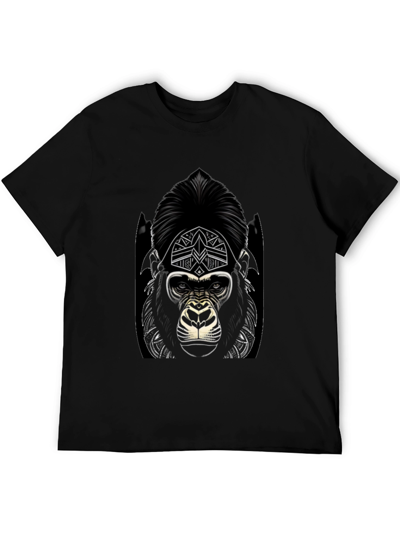 Graphic Gorilla Tee - Tribal Design
