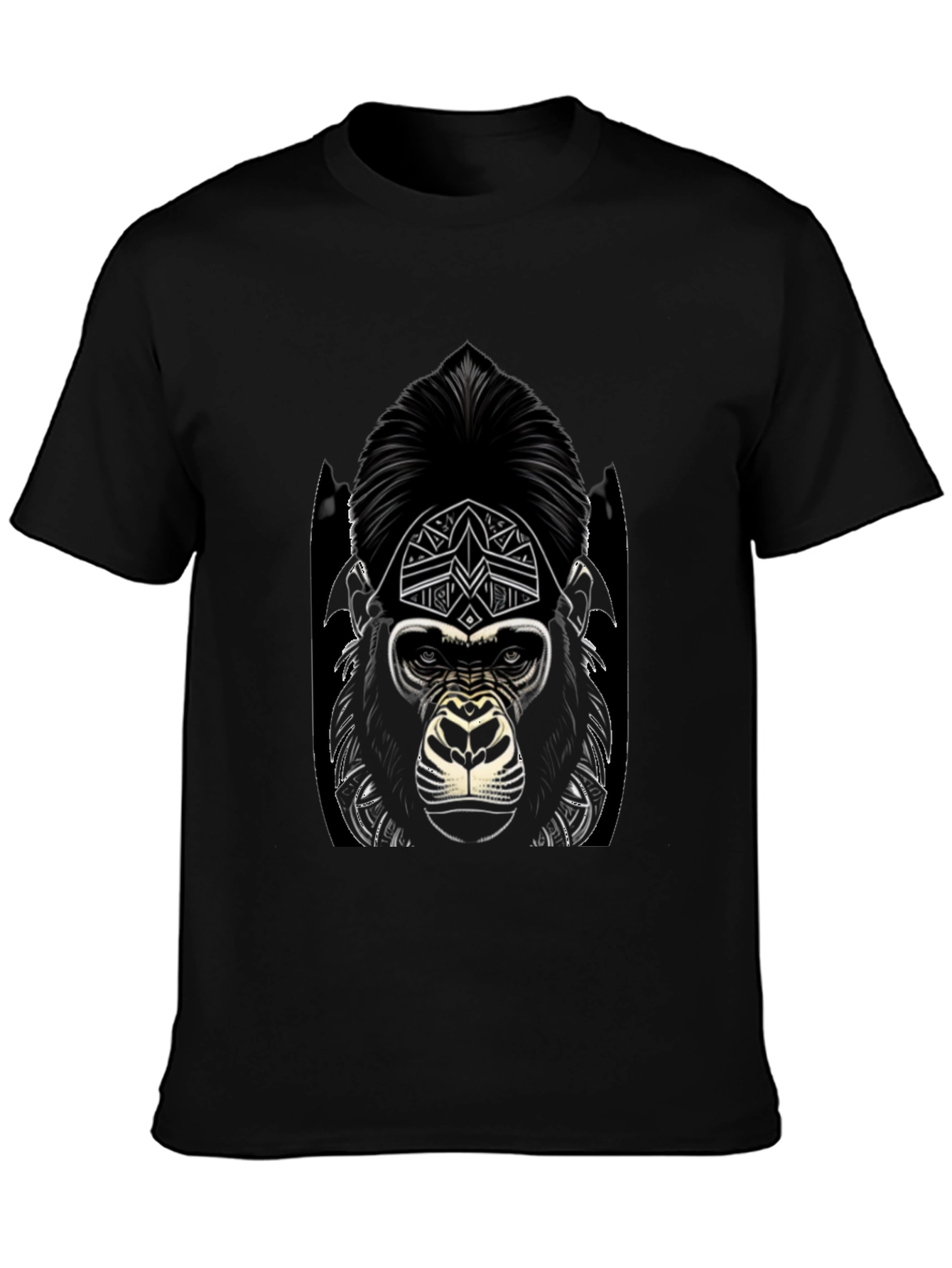 Graphic Gorilla Tee - Tribal Design