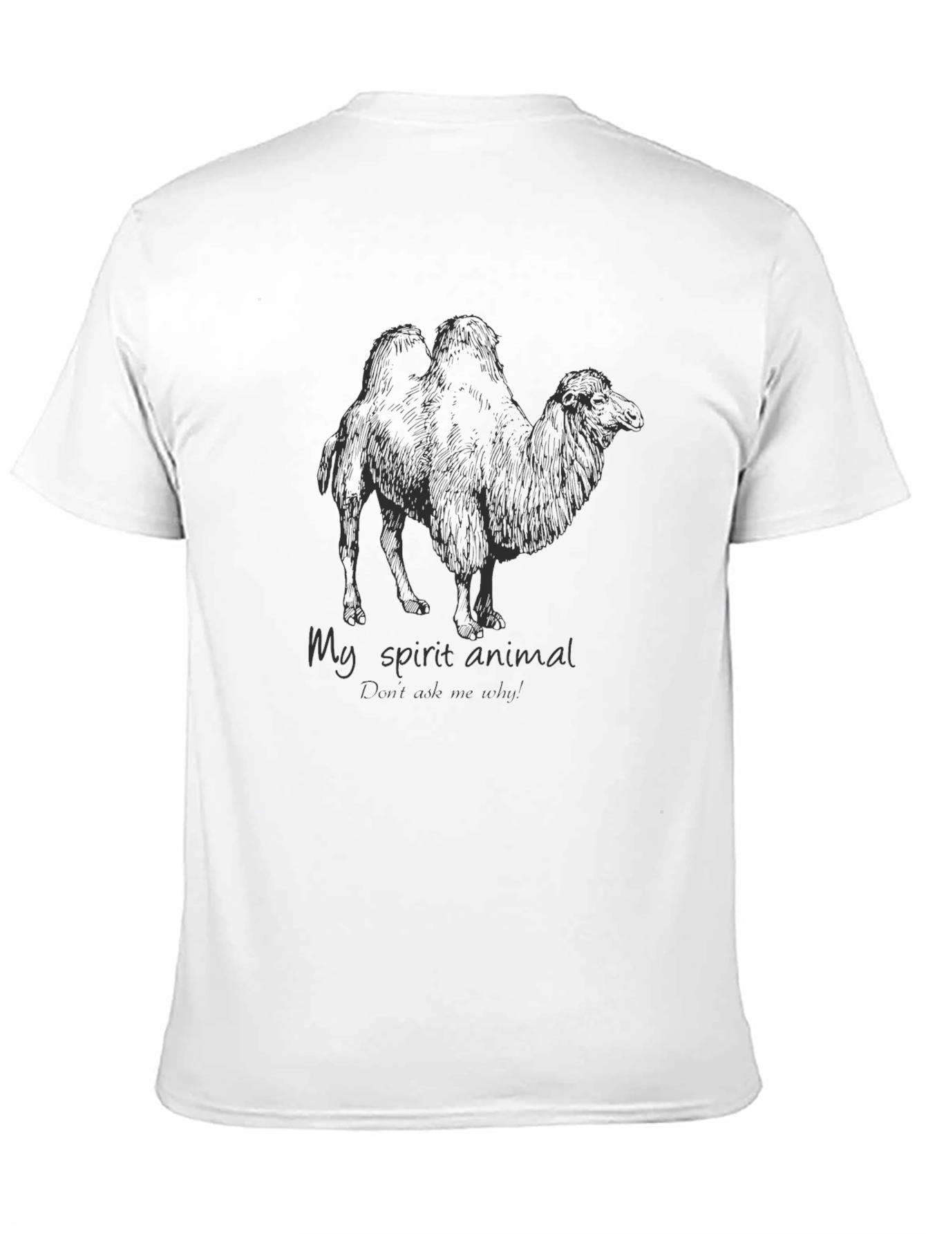 Camel Spirit Animal Graphic T-Shirt
