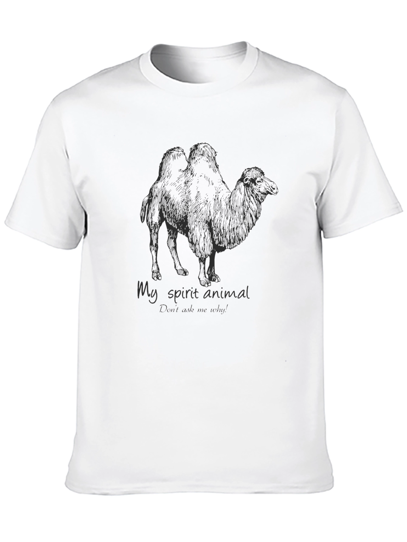 Camel Spirit Animal Graphic T-Shirt