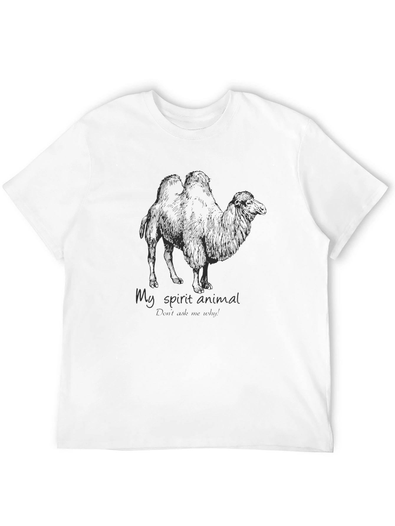 Camel Spirit Animal Graphic T-Shirt