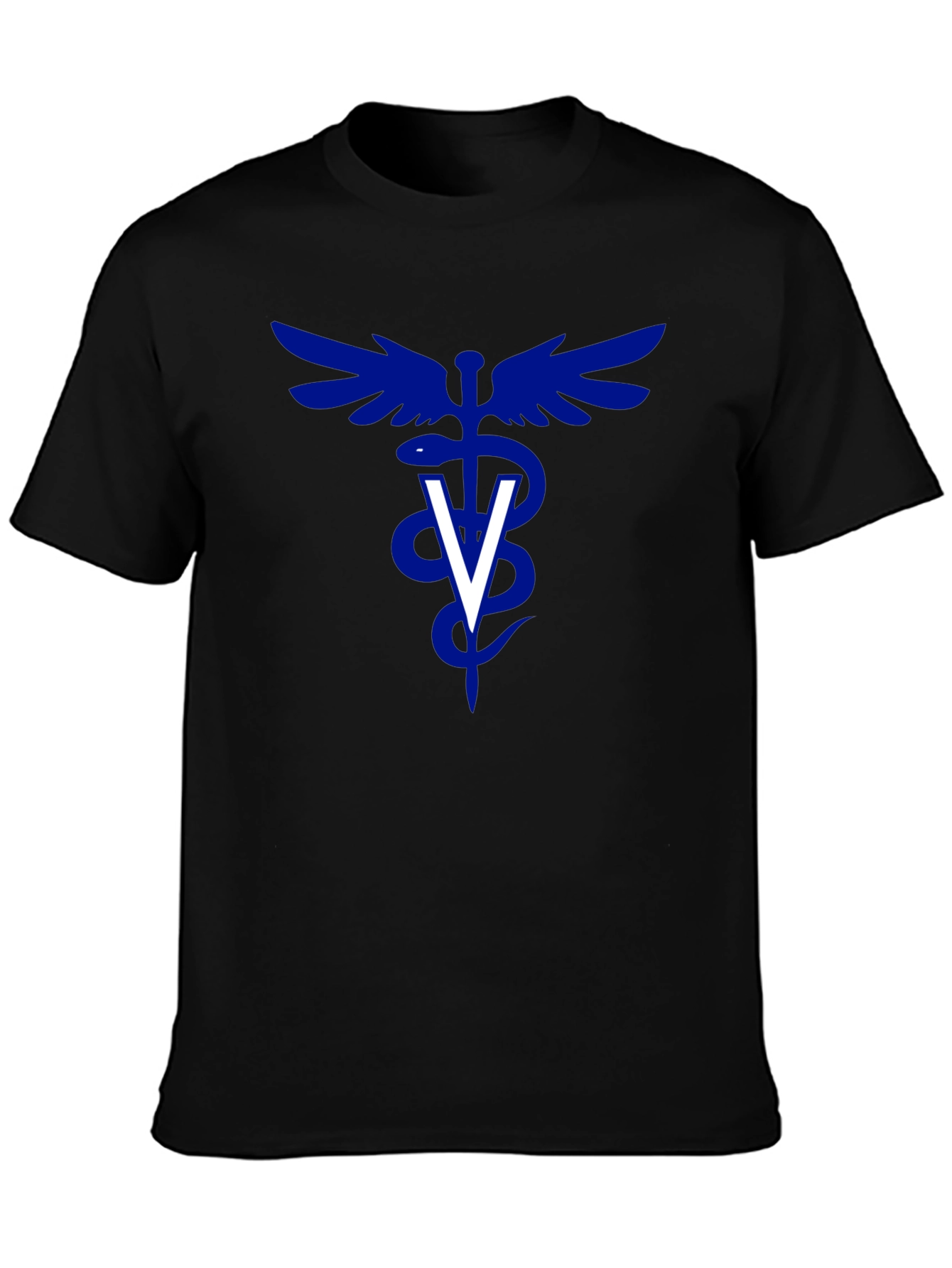 Vet Caduceus T-Shirt - Classic Symbol Tee
