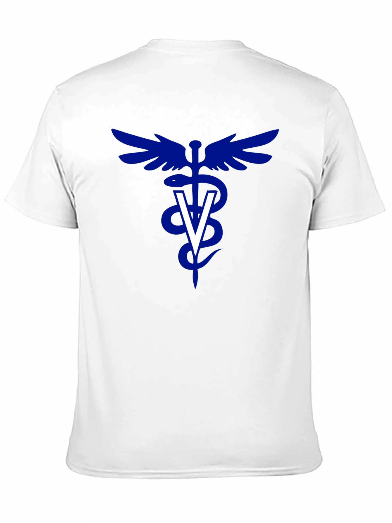 Vet Caduceus T-Shirt - Classic Symbol Tee