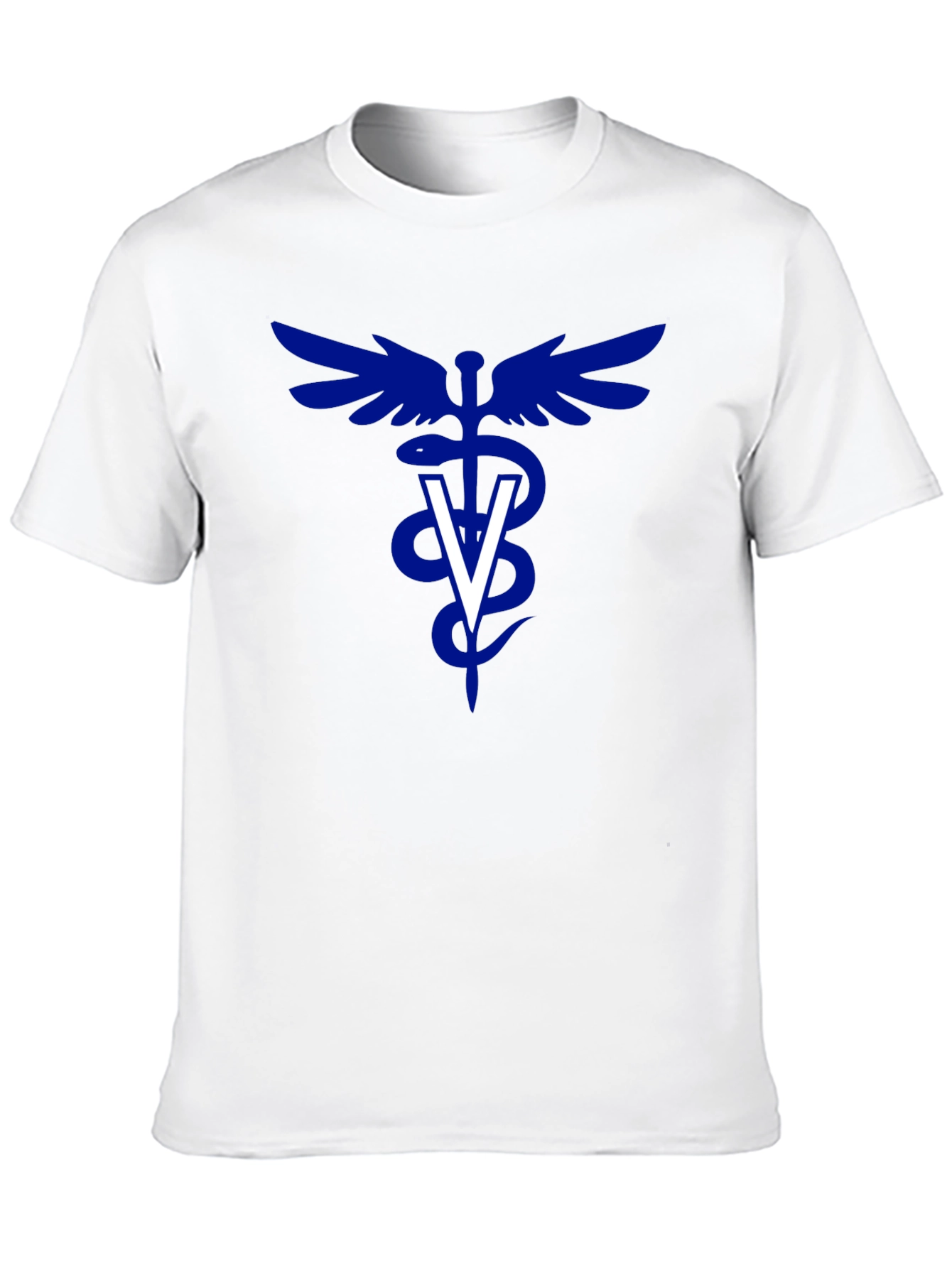Vet Caduceus T-Shirt - Classic Symbol Tee