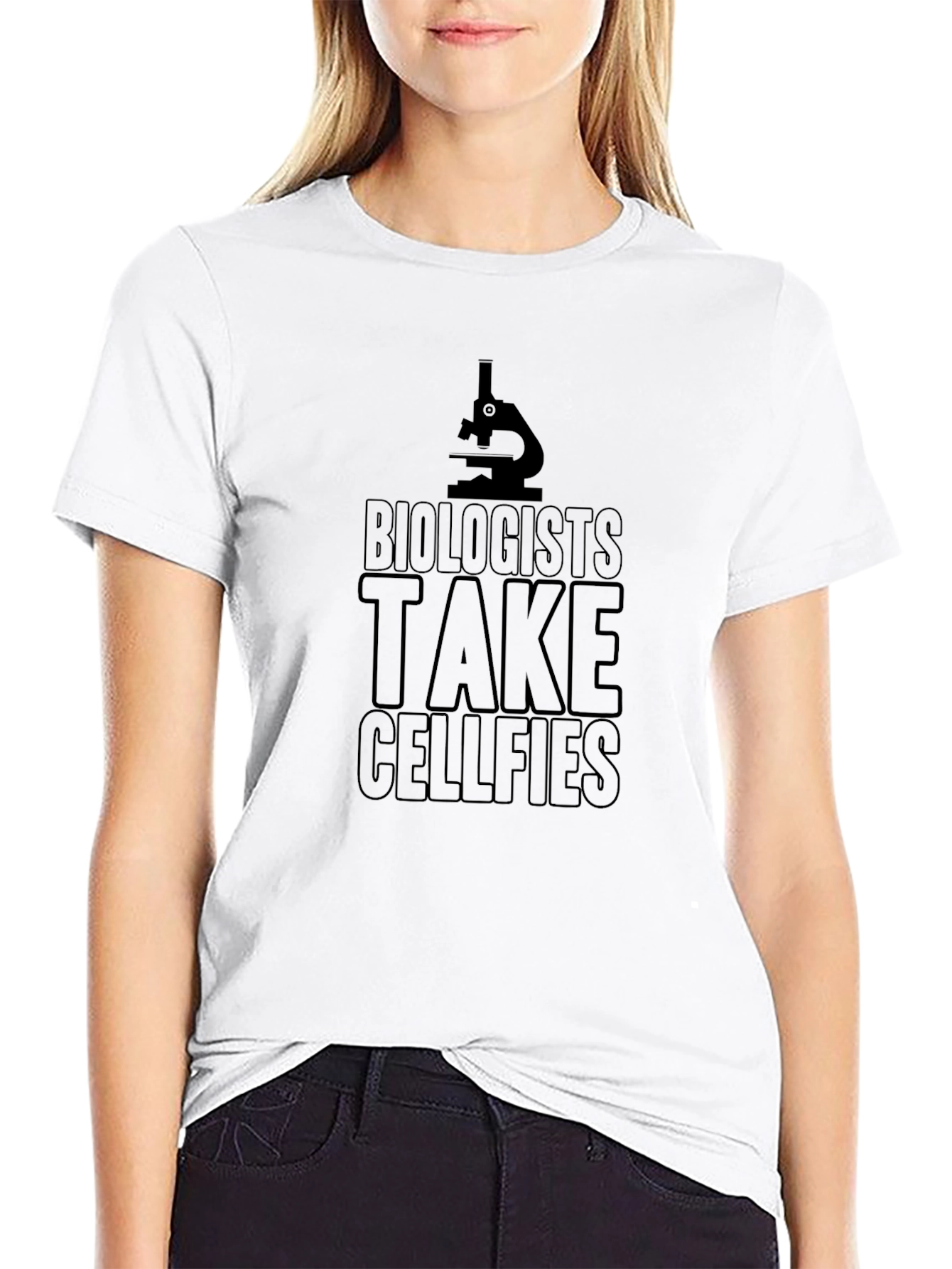 Biologists Take Cellfies Funny Science T-Shirt