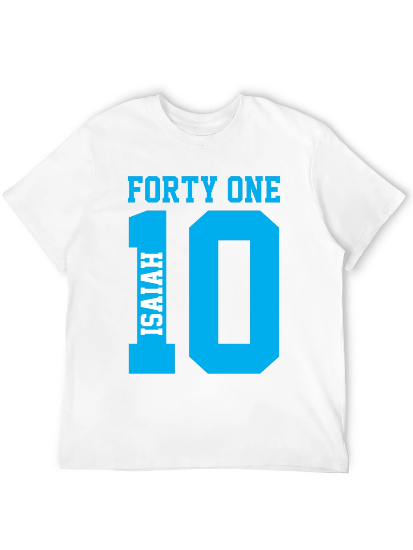 Forty One Isaiah 10 Black T-Shirt