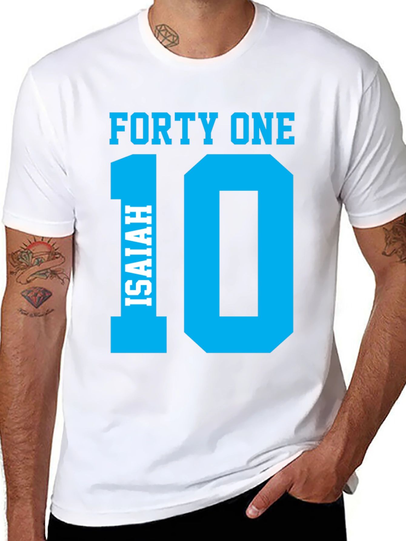 Forty One Isaiah 10 Black T-Shirt