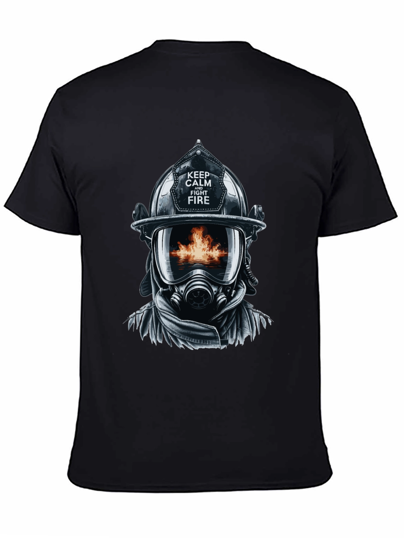 Firefighter Graphic Tee: Keep Calm & Fight Fire