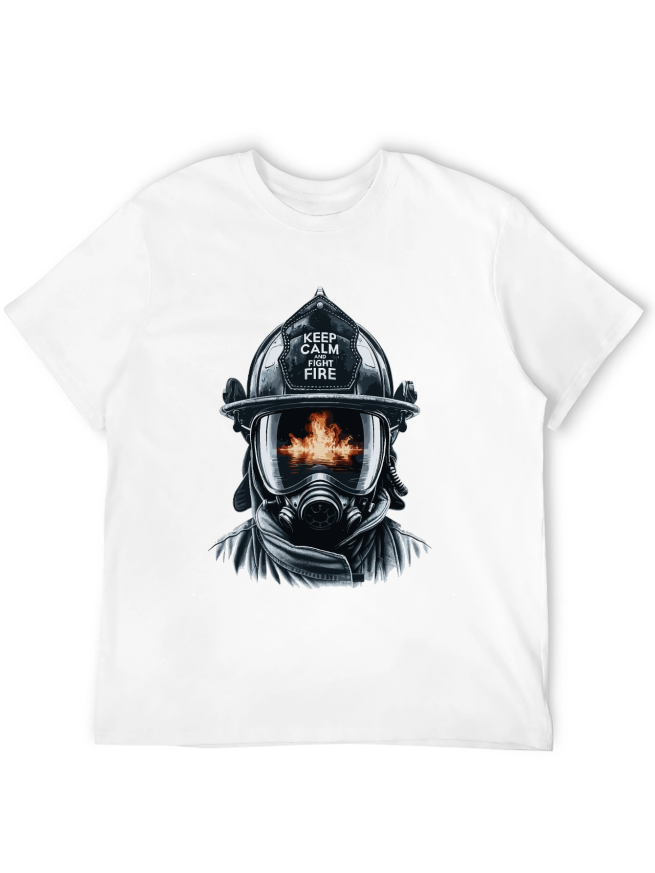 Firefighter Graphic Tee: Keep Calm & Fight Fire