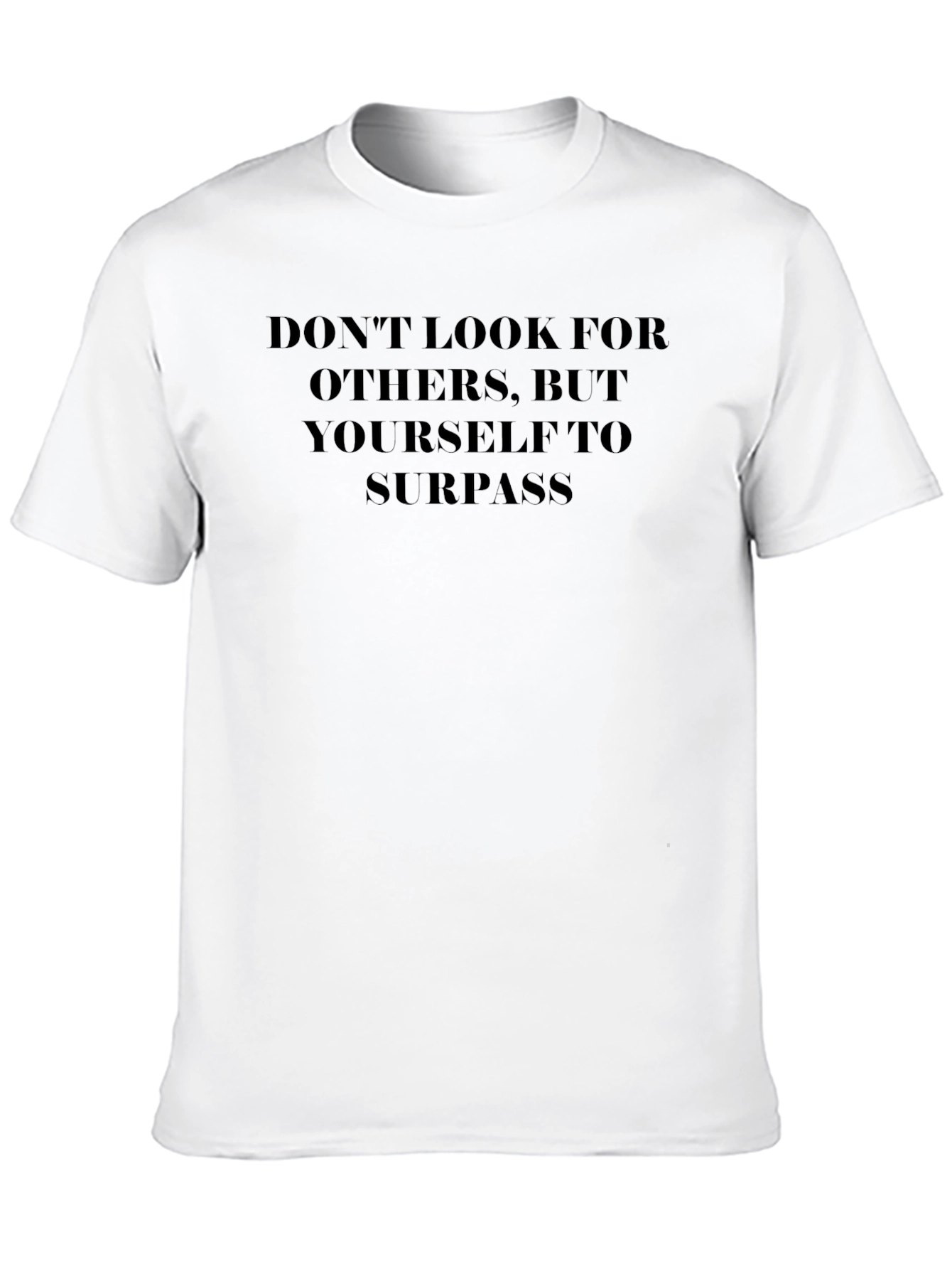 Motivational Black Graphic T-Shirt