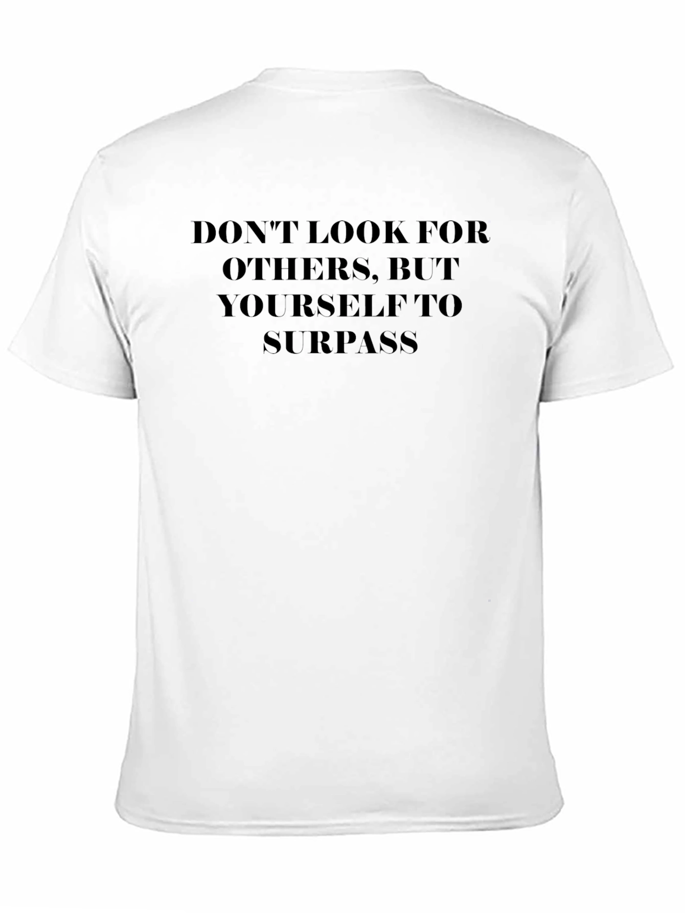 Motivational Black Graphic T-Shirt