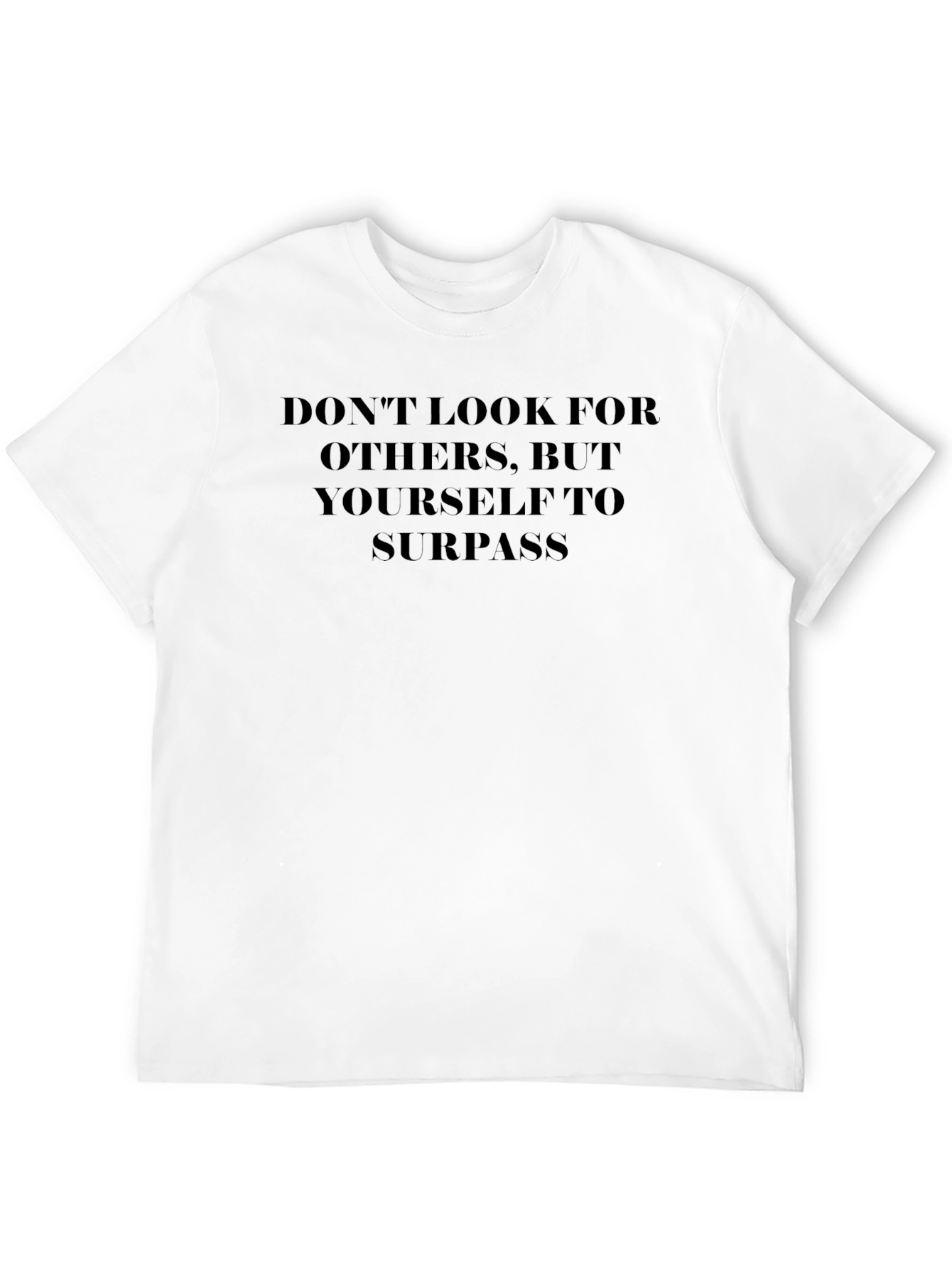 Motivational Black Graphic T-Shirt