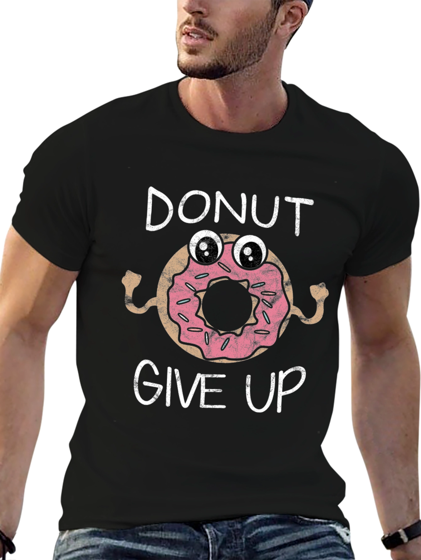 Donut Give Up Graphic Tee