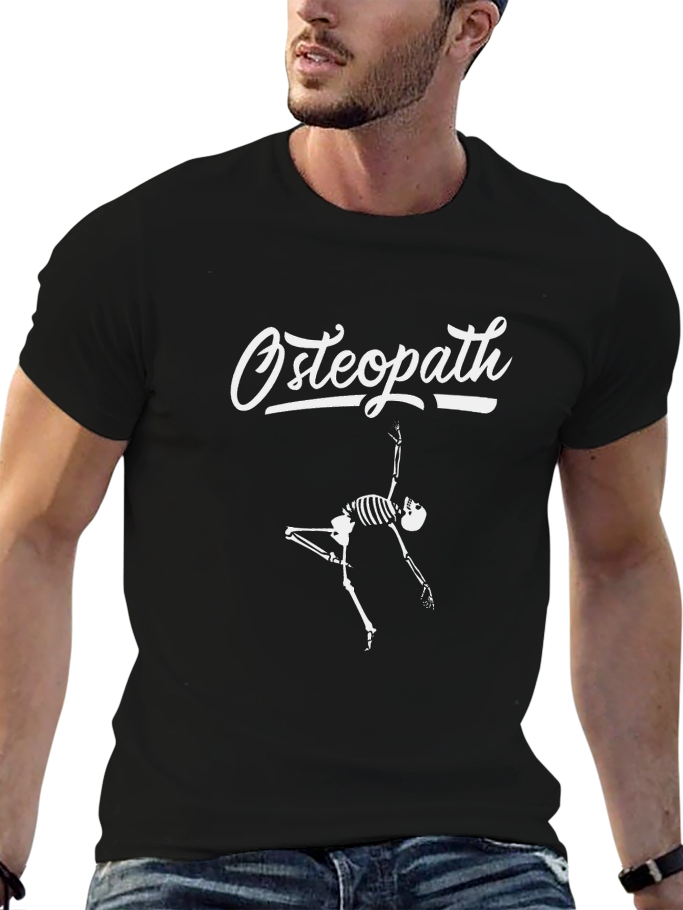 Osteopath Skeleton T-Shirt - Funny Medical Tee
