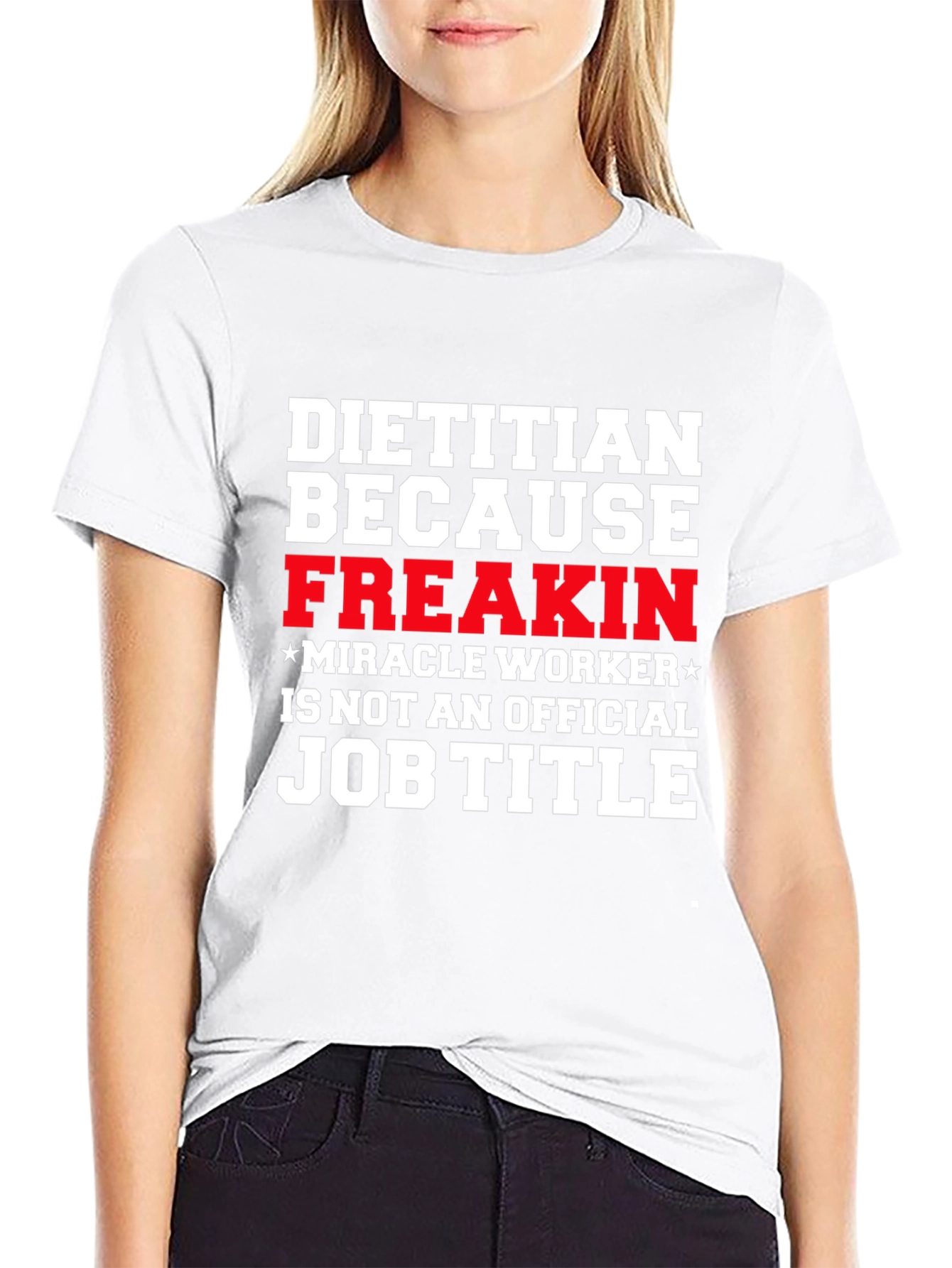 Funny Dietitian Job Title T-Shirt
