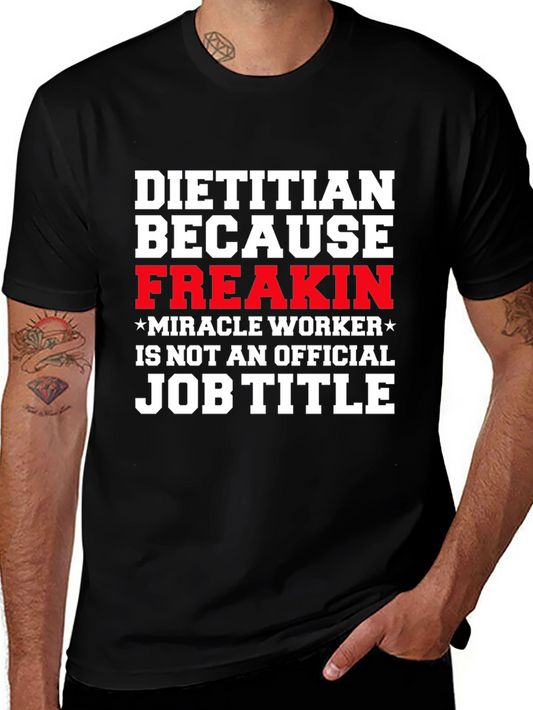 Funny Dietitian Job Title T-Shirt
