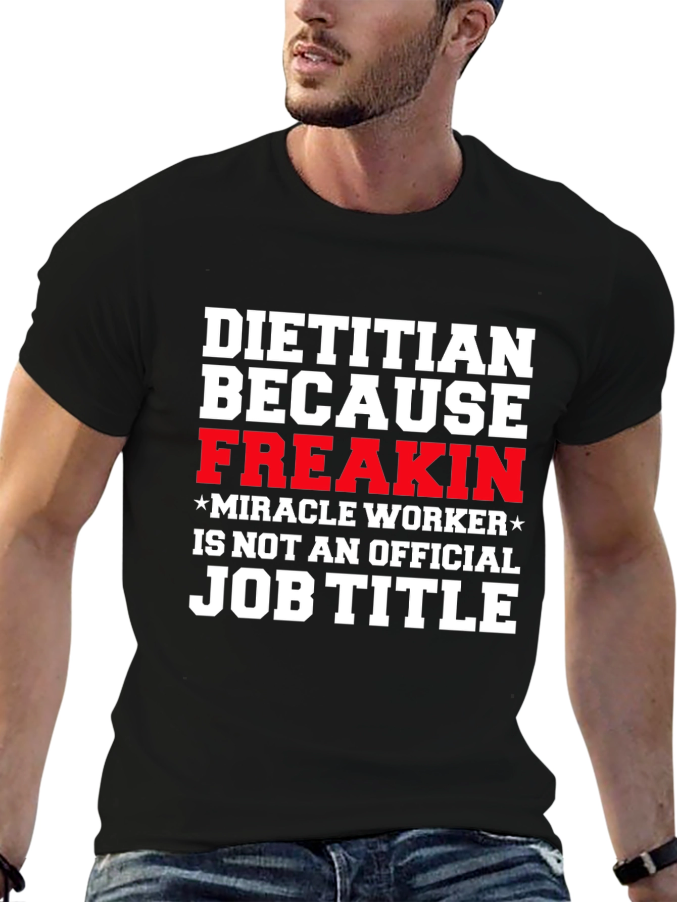 Funny Dietitian Job Title T-Shirt