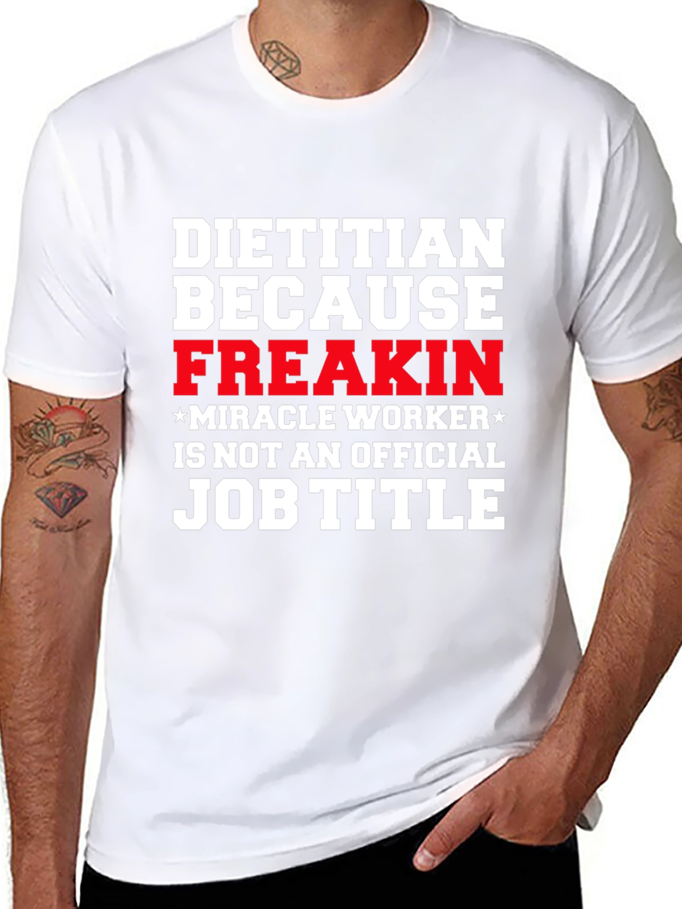 Funny Dietitian Job Title T-Shirt