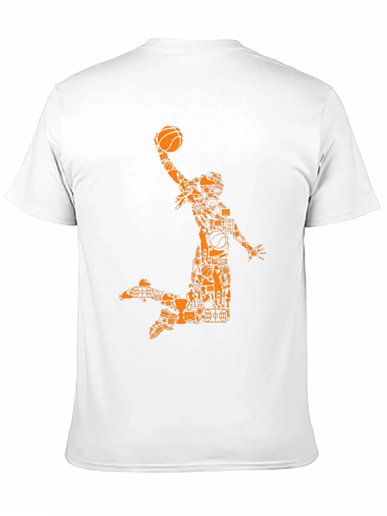 Basketball Player Graphic Tee - Black