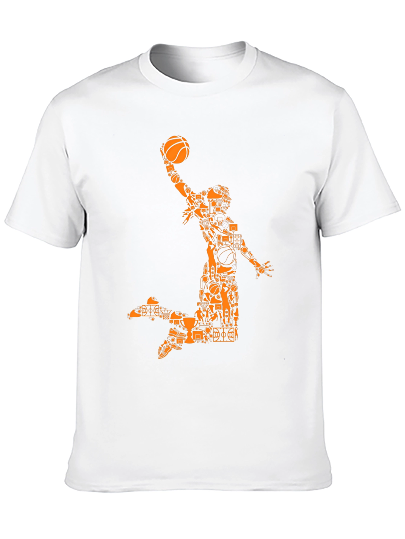 Basketball Player Graphic Tee - Black