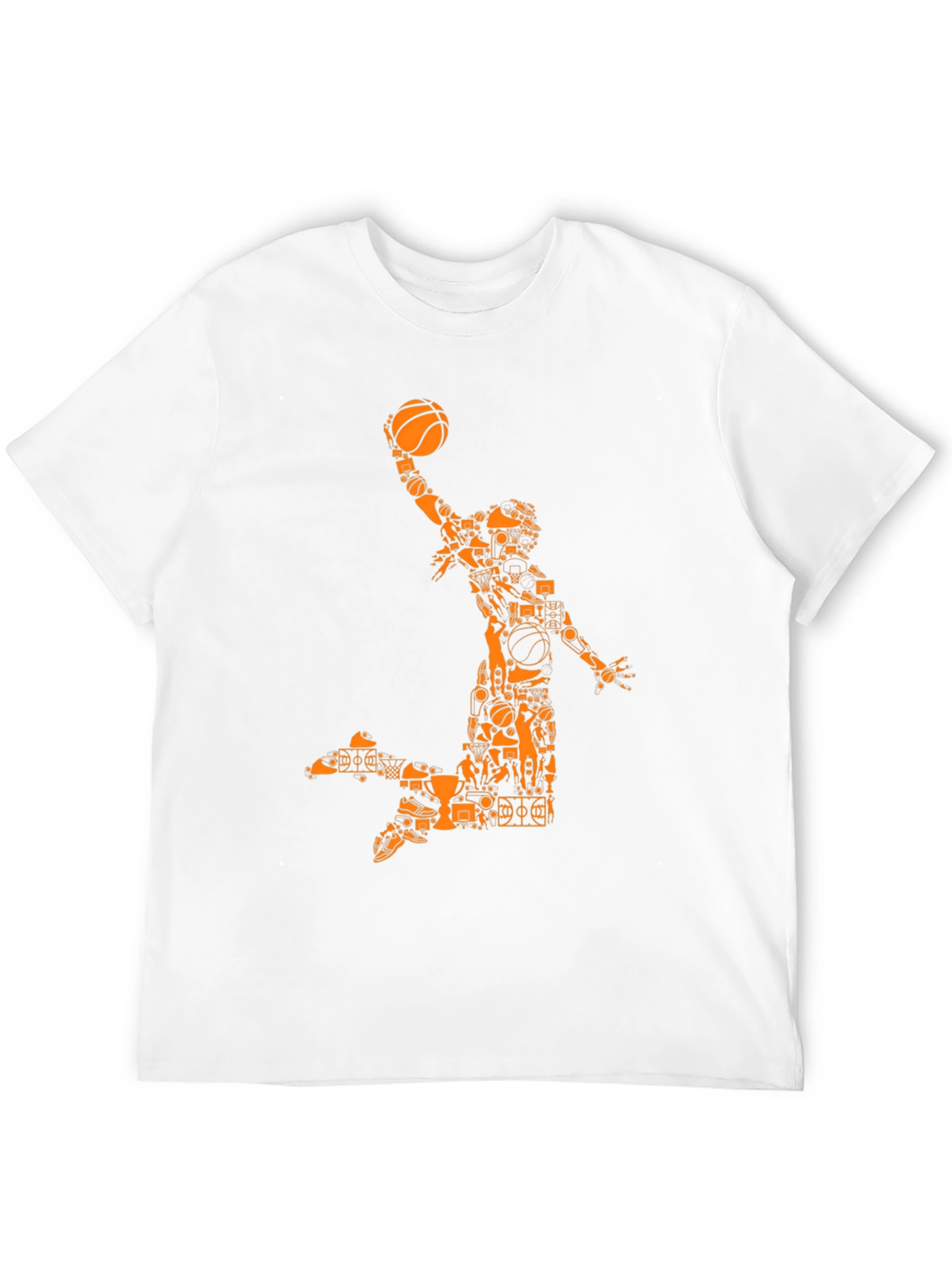 Basketball Player Graphic Tee - Black