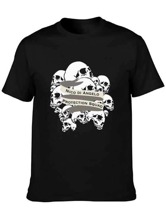Nico Di Angelo Protection Squad T-Shirt - Black